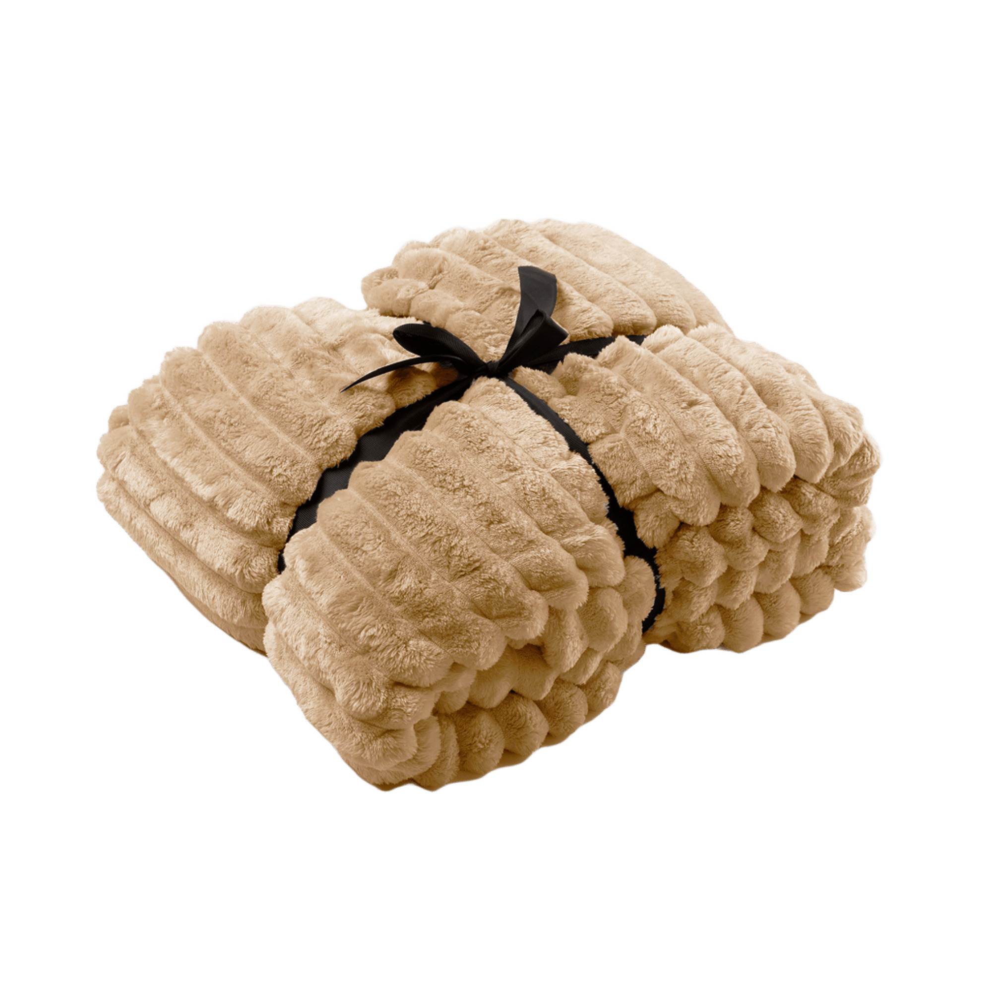 RICKY - Plaid 150x200 cm - superzacht - warm en donzig - Semolina - beige