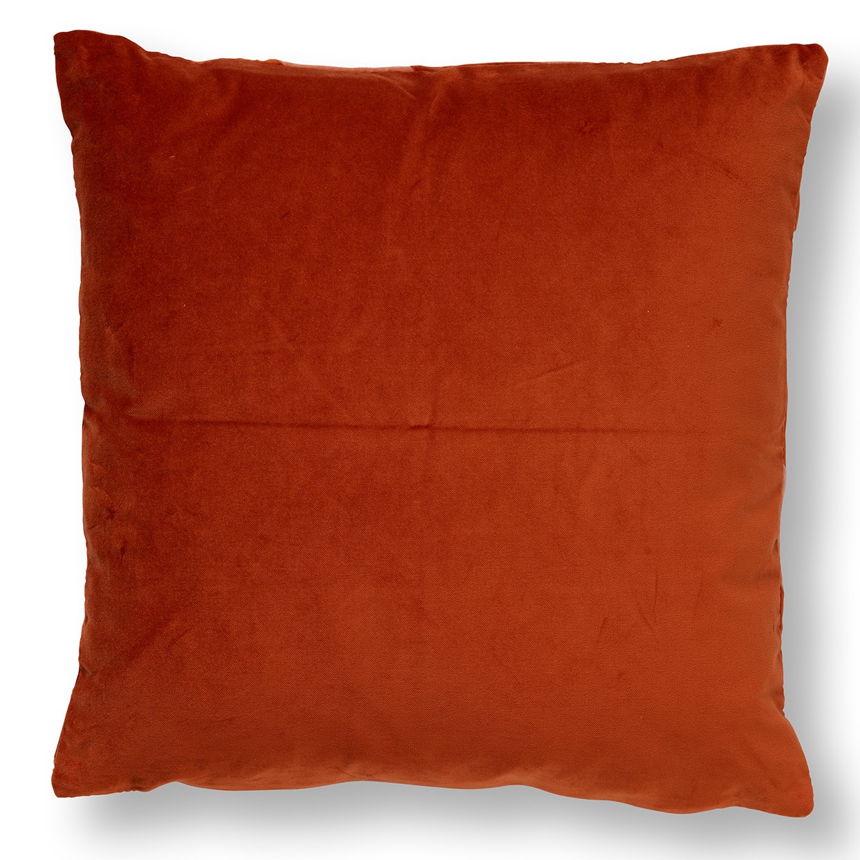 PEBBE - Kussenhoes velvet 45x45 cm - potters clay - oranje - roze - strepen - color blocking PEBBE - Kussenhoes velvet 45x45 cm - potters clay - oranje - roze - strepen - color blocking
