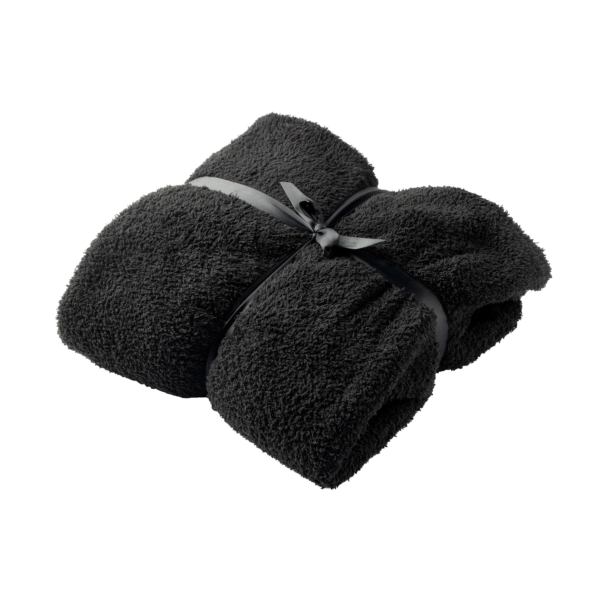 TEDDY - hoodie 70x110 cm - volwassenen - hoodie deken - unisex - Raven - zwart