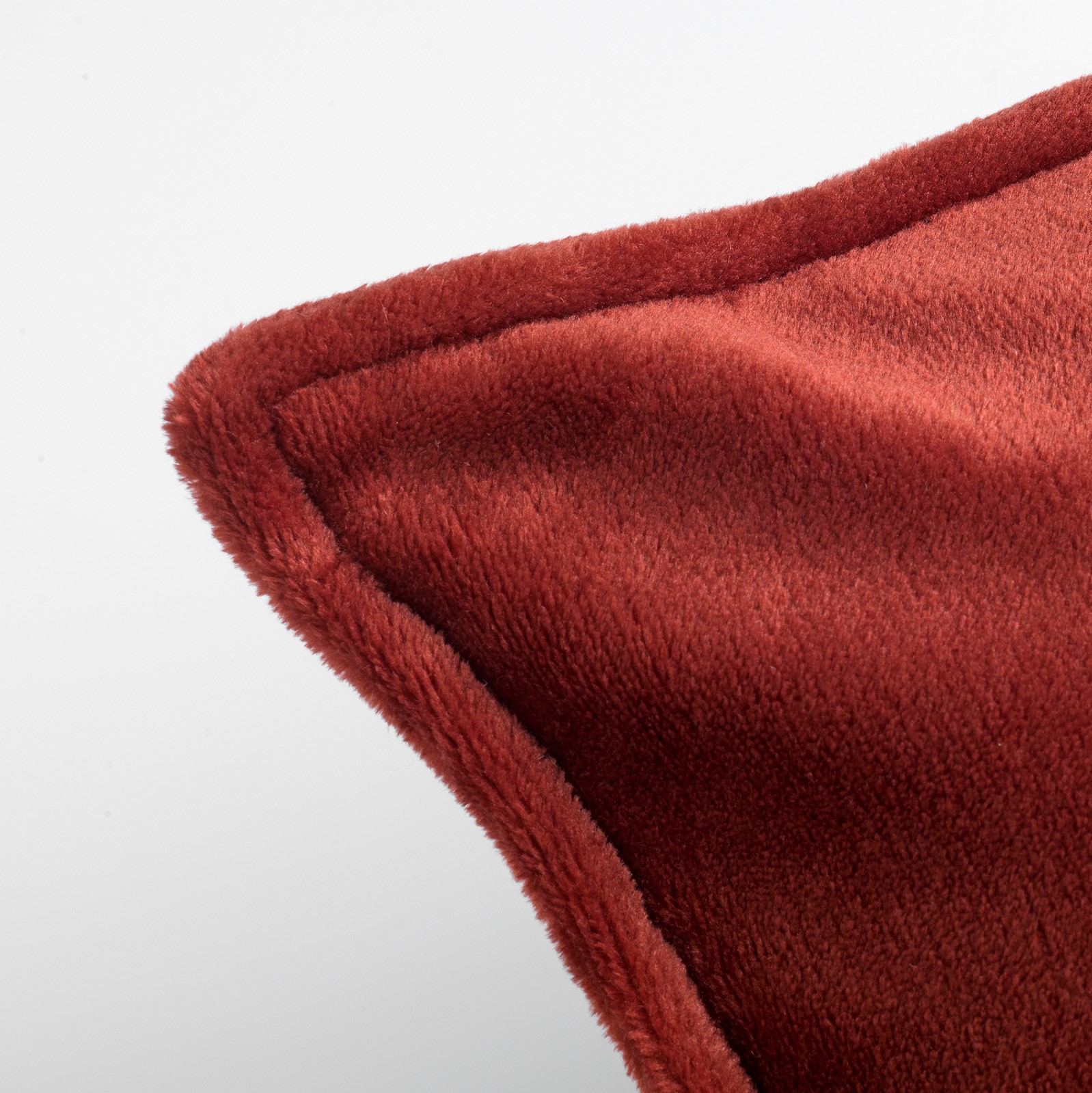 CILLY - Sierkussen fleece 45x45 cm - Merlot - rood