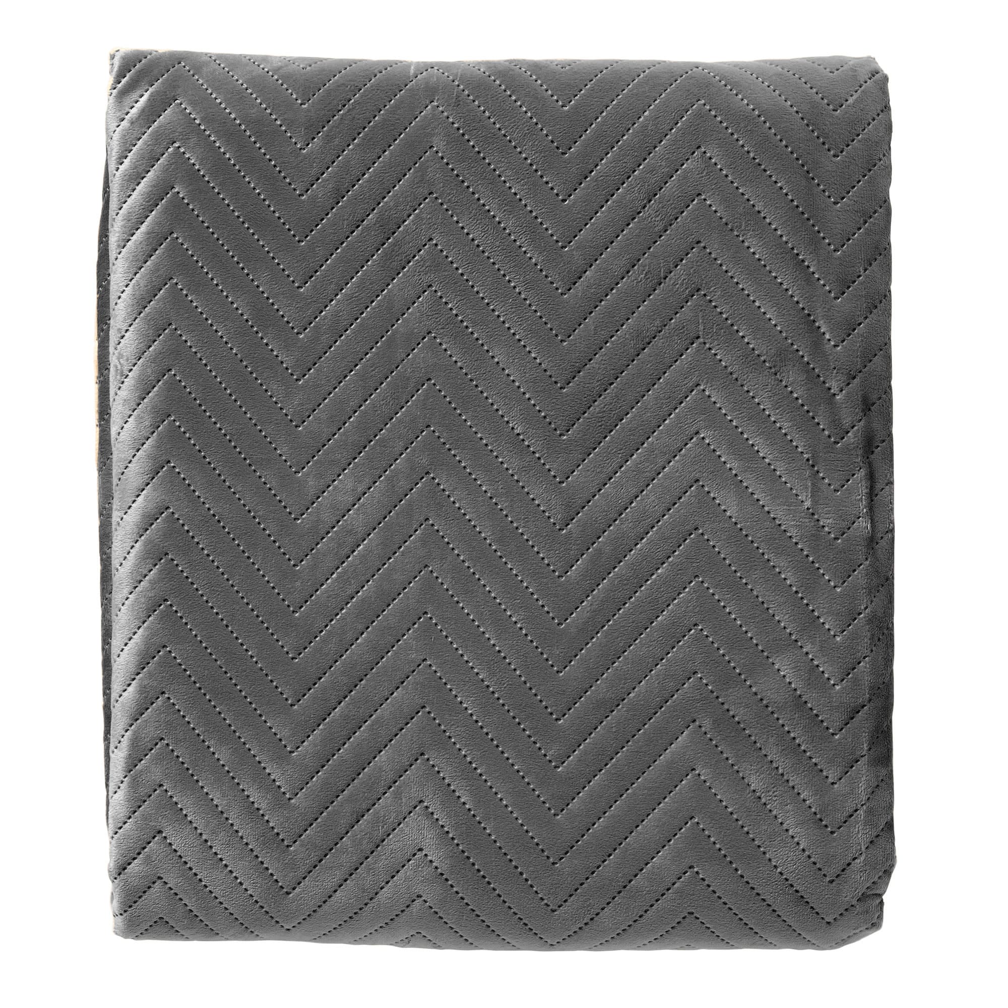 VELO - bedsprei 220x240 cm - Charcoal Gray - antraciet