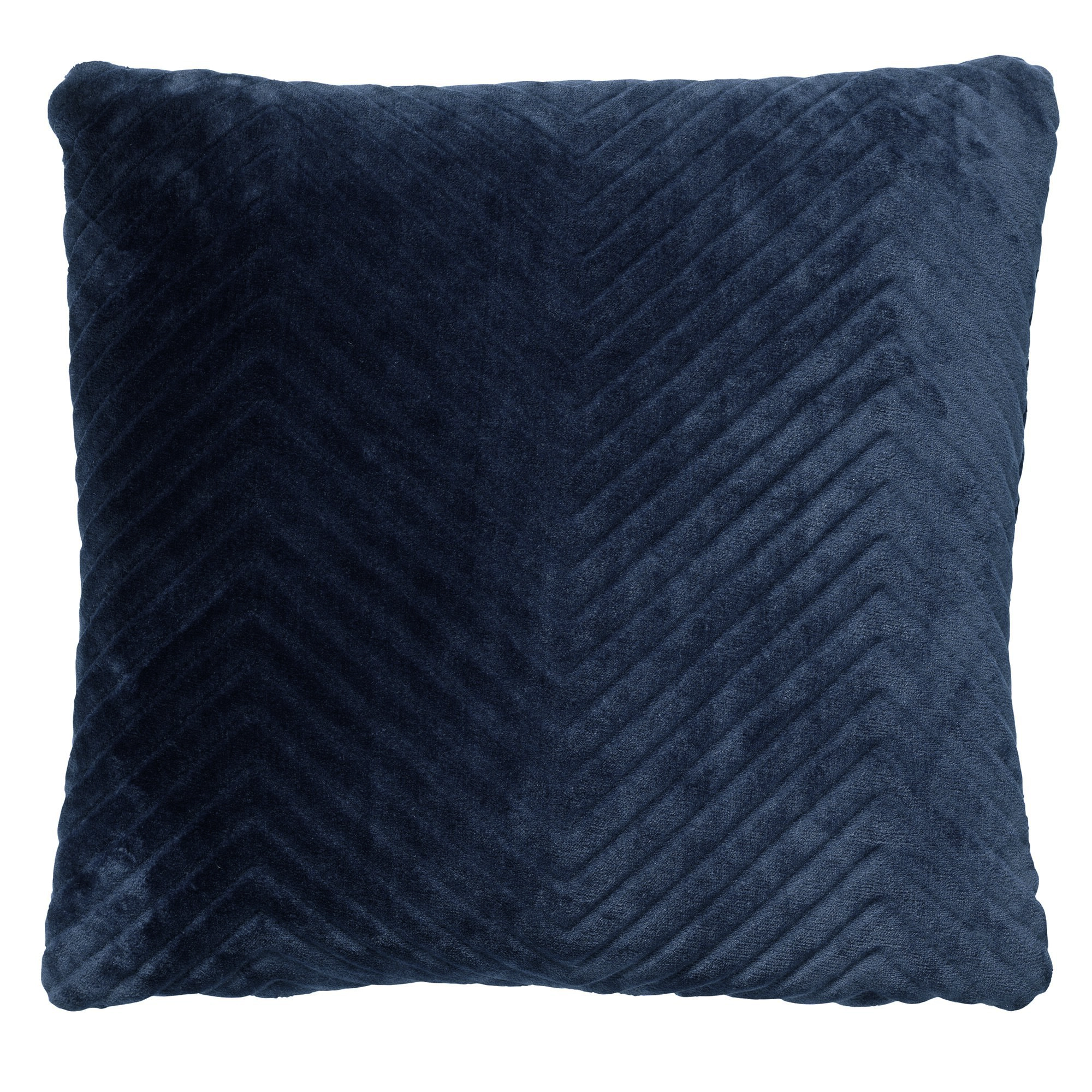 ZICO - Sierkussen zigzag 45x45 cm Insignia Blue - blauw - superzacht
