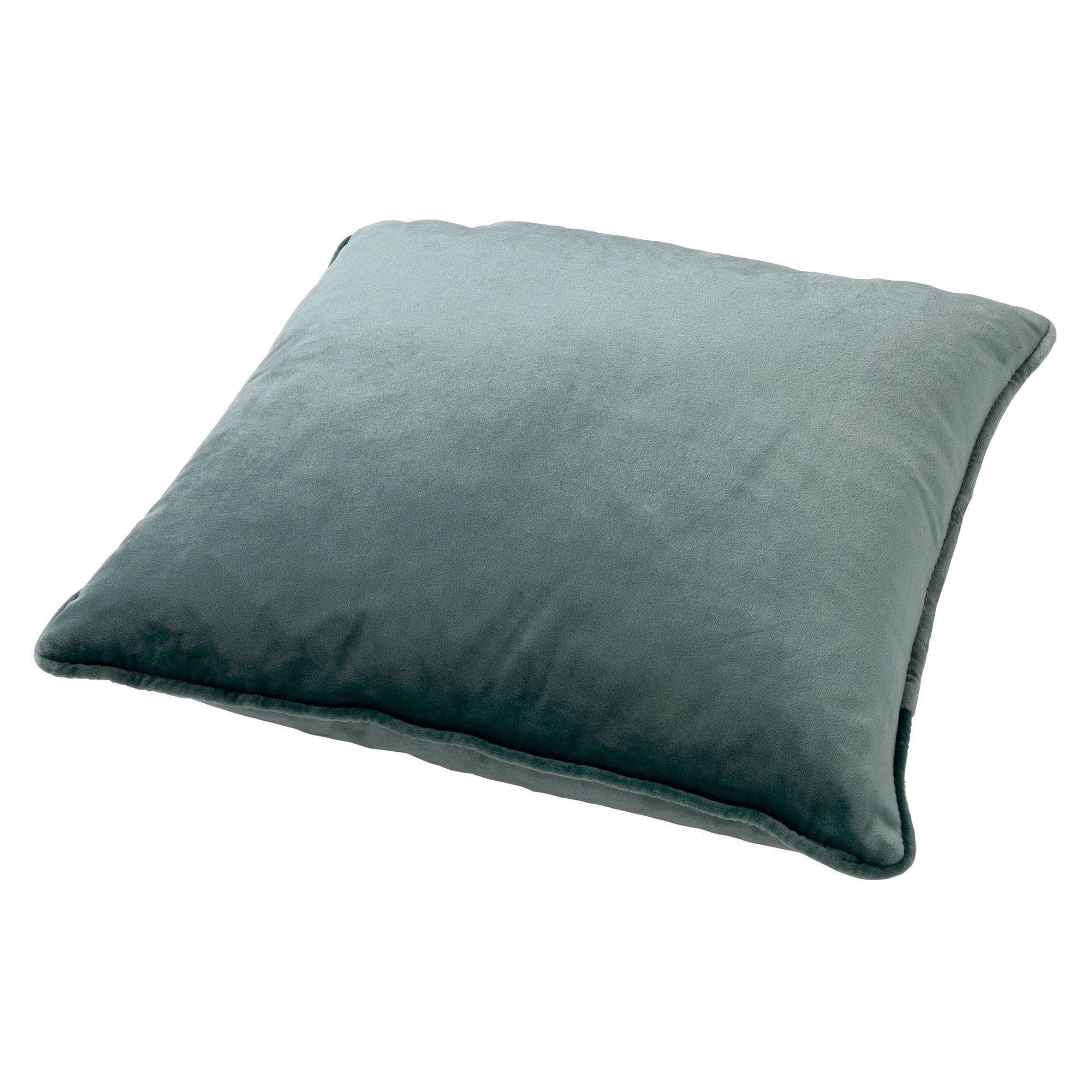 FINN - Sierkussen 60x60 cm - velvet - effen kleur - Sagebrush Green - groen