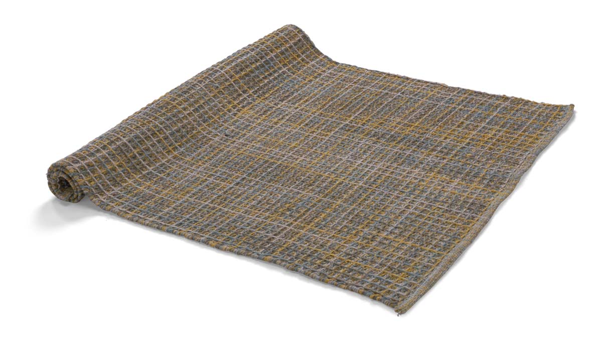 LIEVA - Vloermat groen multi 75x120 cm
