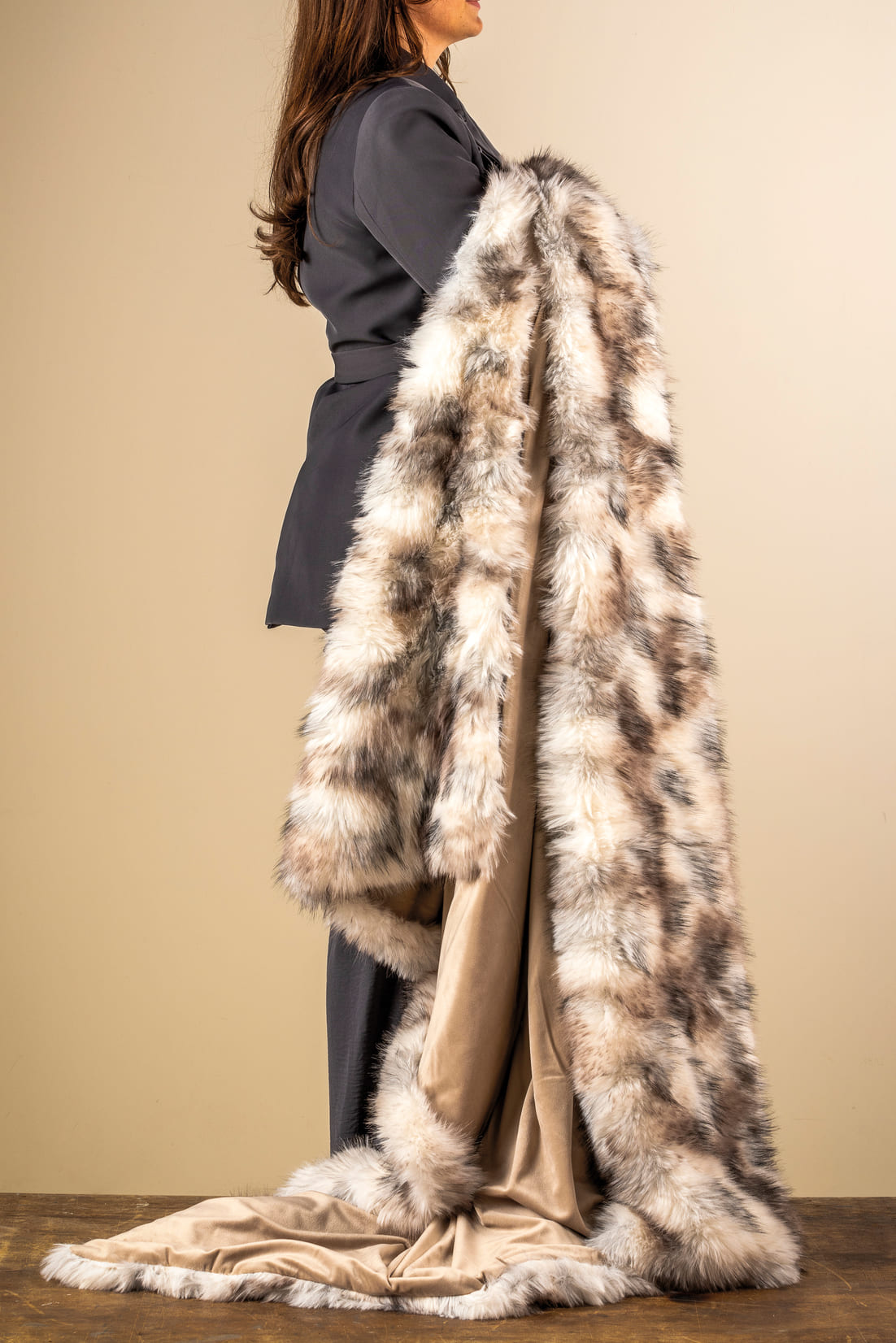 GHISLAINE | Plaid 140x180 cm | Natural | Bruin | Hoii