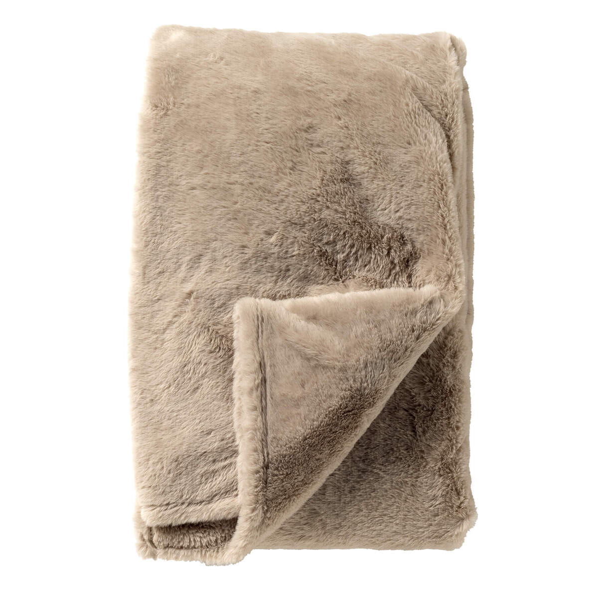 LIZE - plaid 140x180 cm - 100% gerecycled polyester - Pumice Stone - beige