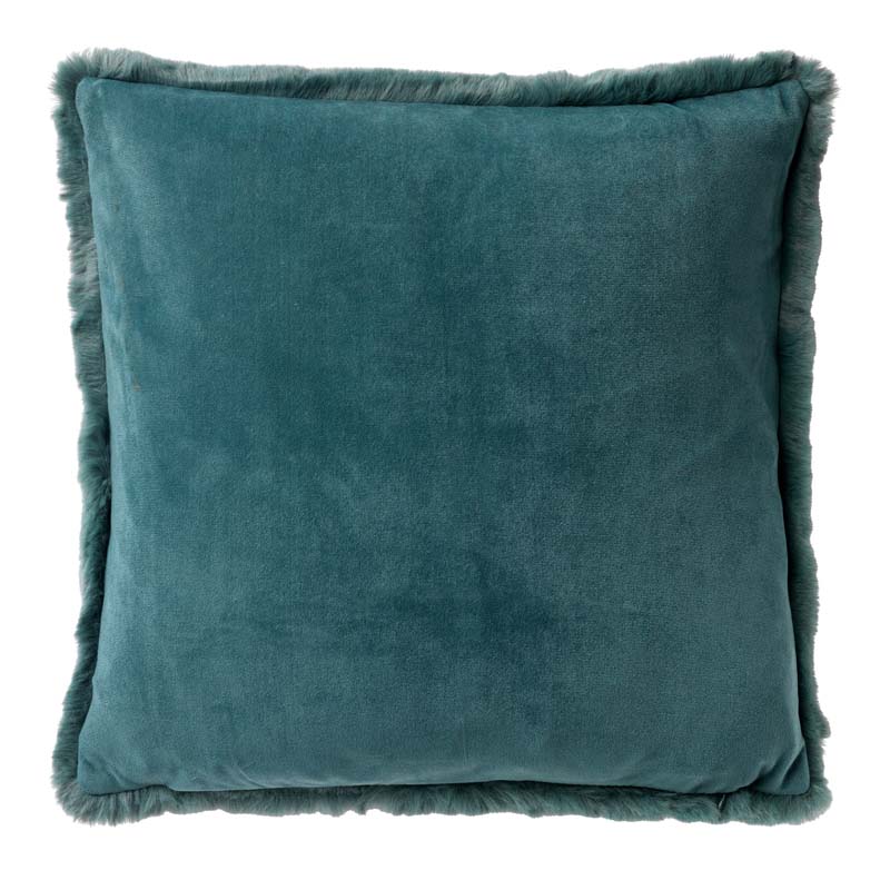 VOORDEELSET - 3-delig - Cosy Corner - 2 sierkussens 45x45 cm - 1 plaid 150x200 cm - groen