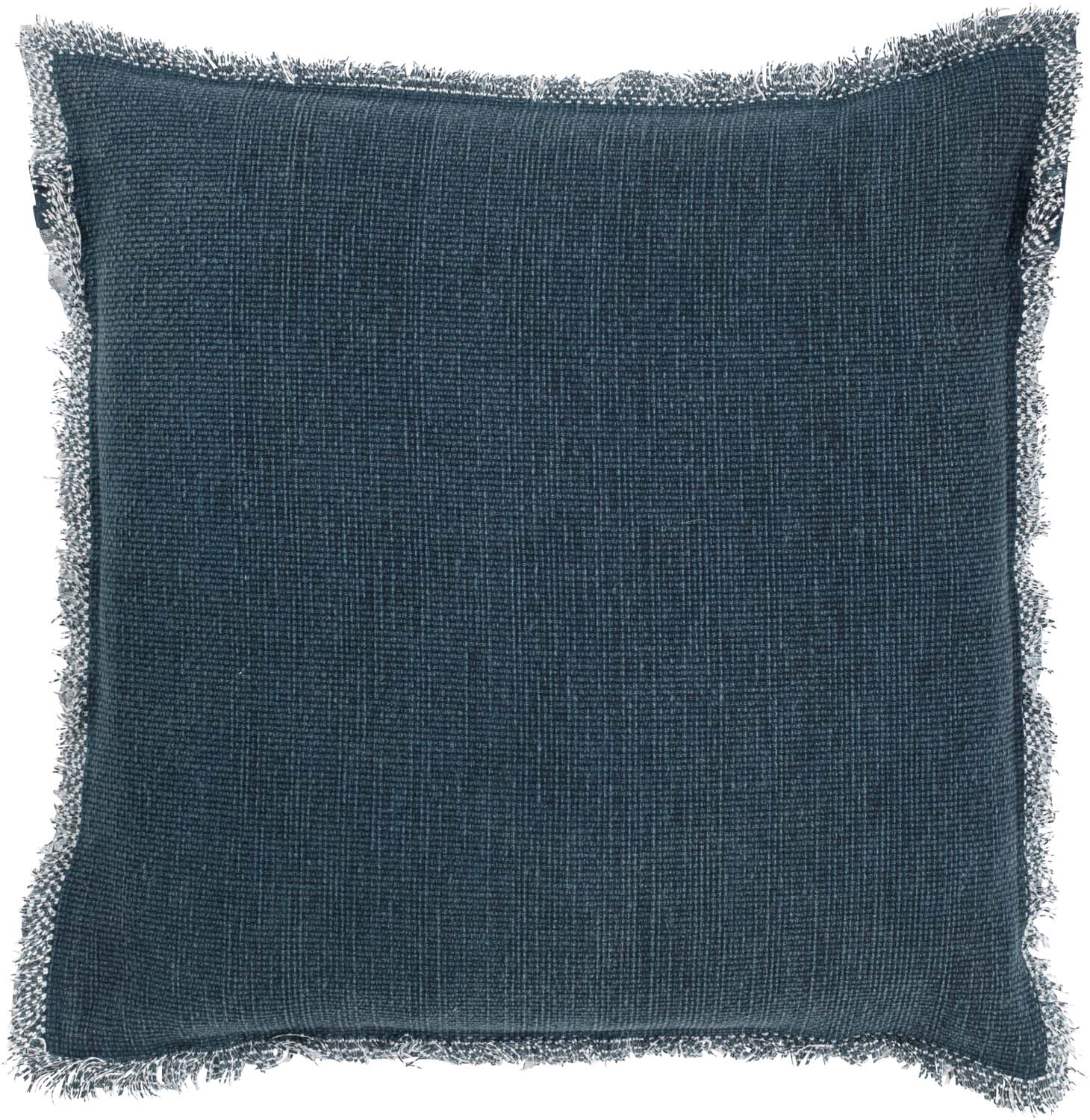 BURTO - Sierkussen van gewassen katoen Smaragd 45x45 cm - groen