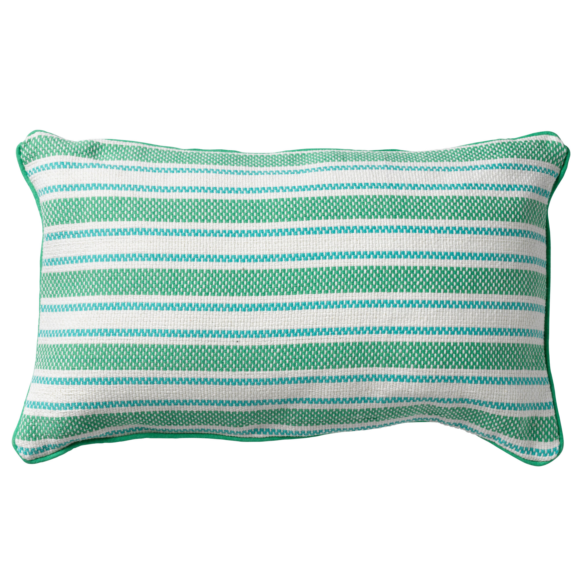 hardware Niet modieus spectrum STRIPES - Kussenhoes katoen 30x50 cm - Emerald - groen - streepjes |  KUSSENHOES | DDL02111000117