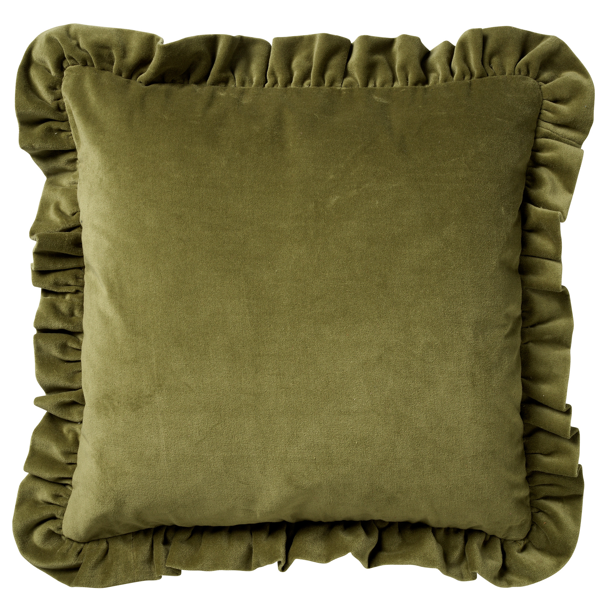YARA - Sierkussen velvet Calliste Green 45x45 cm - groen