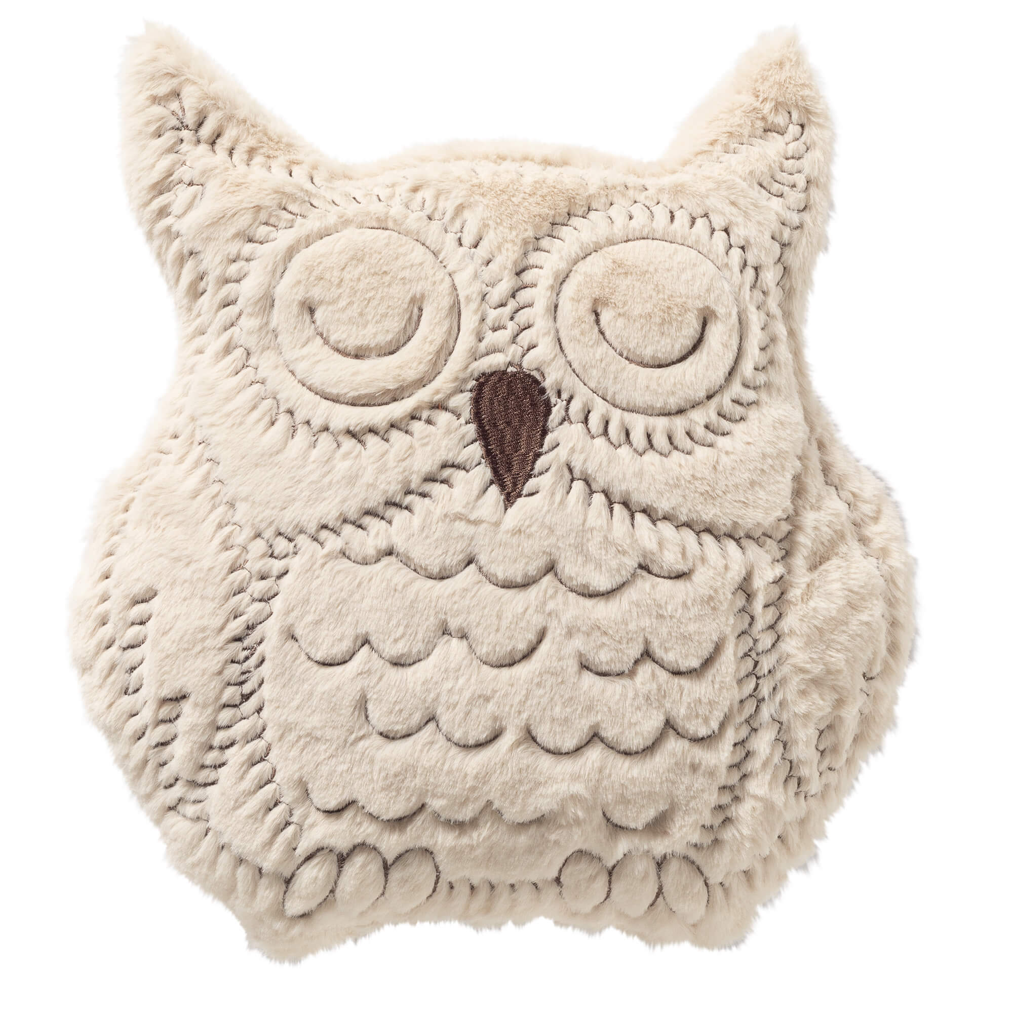 OWL - Sierkussen 35x40 cm uil - beige