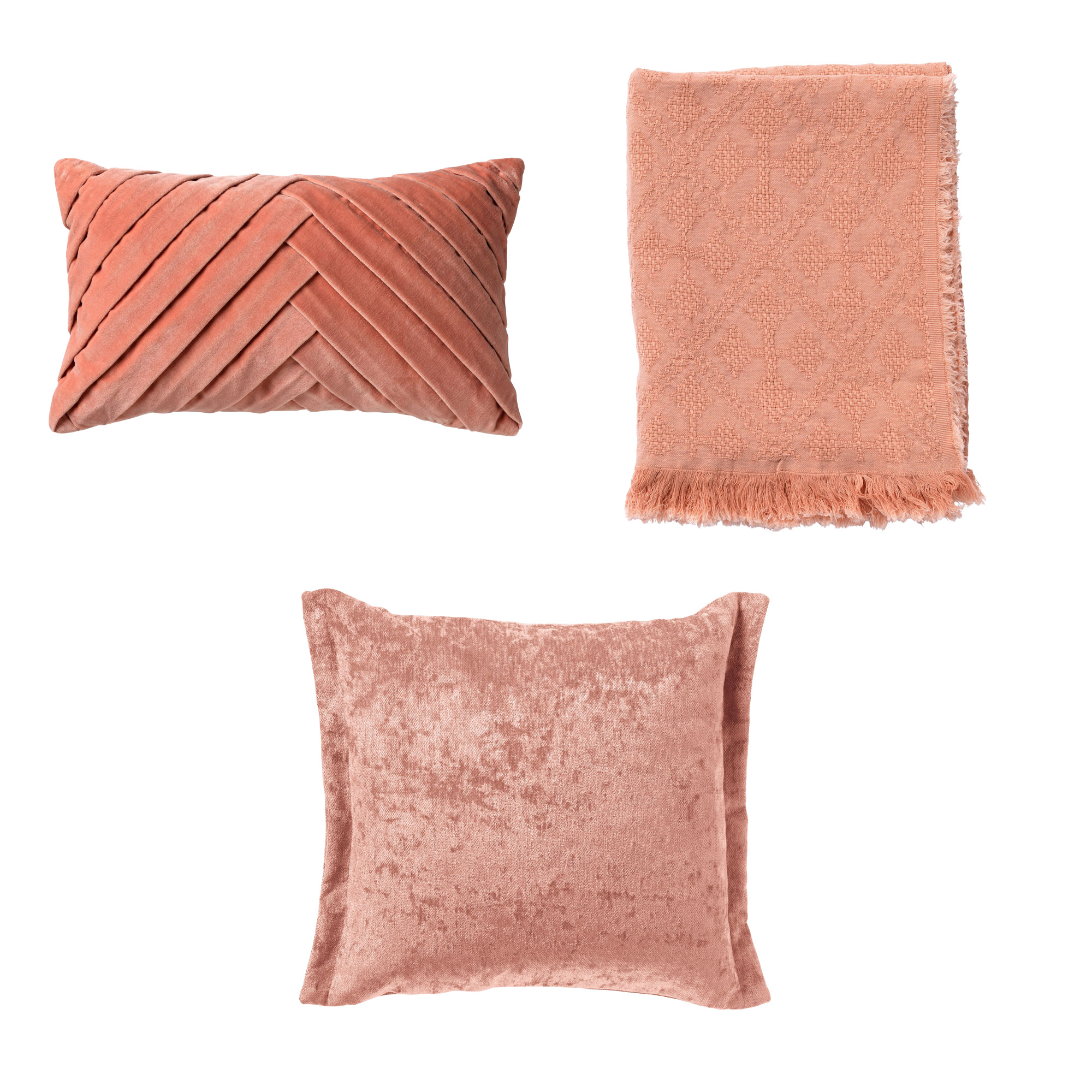 VOORDEELSET - Femm & Lewis & Belle - Muted Clay  - roze  | Set van 3 stuks