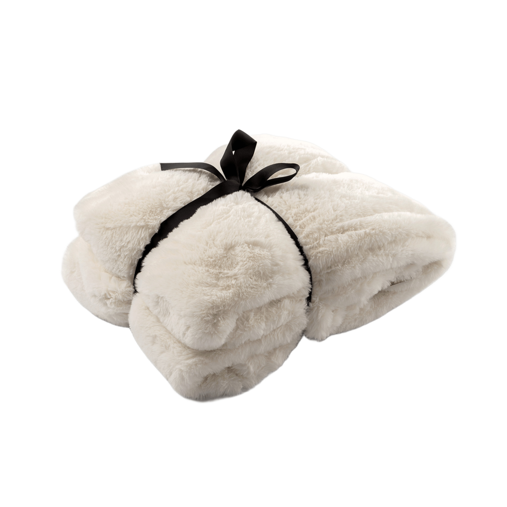 VOORDEELSET - 3-delig - Zaya & Lize - 2 sierkussens 45x45 cm - 1 plaid 140x180 cm - wit