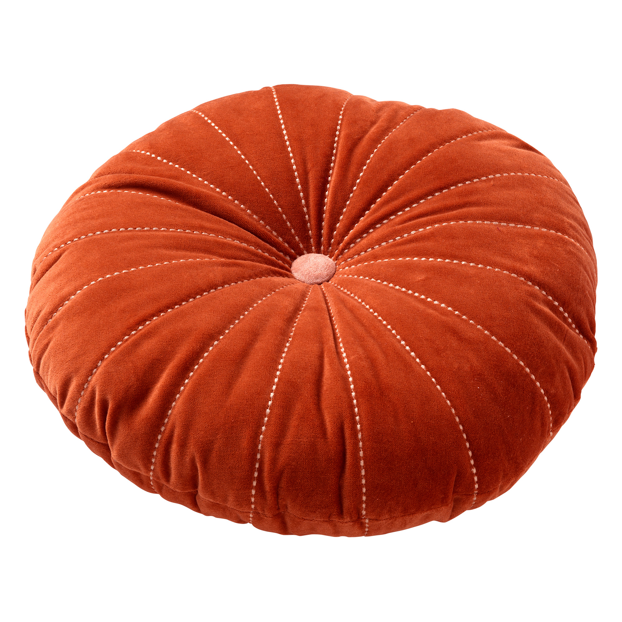 MAAN - Sierkussen rond velvet Potters Clay 50 cm MAAN - Sierkussen rond velvet Potters Clay 50 cm