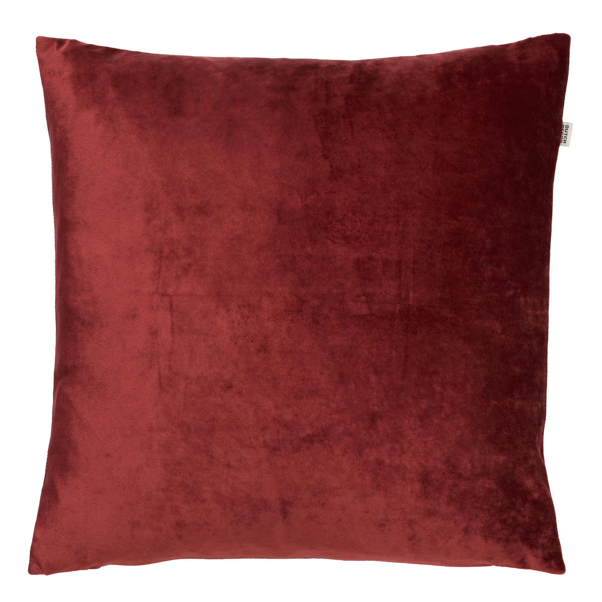 SKY - Sierkussen velvet 45x45 cm - Merlot - rood