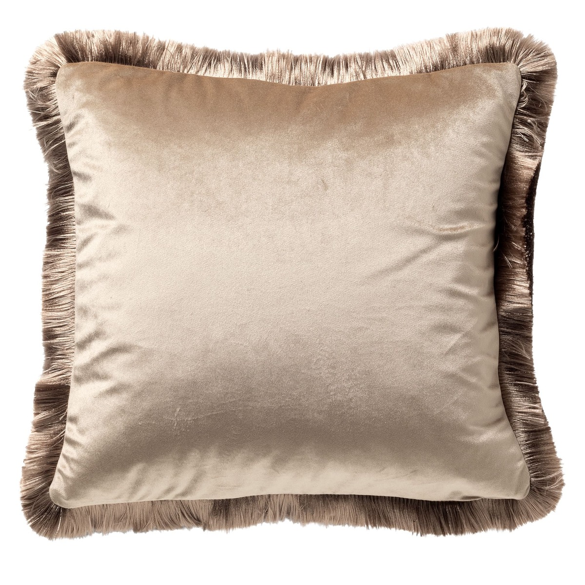 JEANETTE | sierkussen 45x45 cm | Doeskin | bruin | Hoii