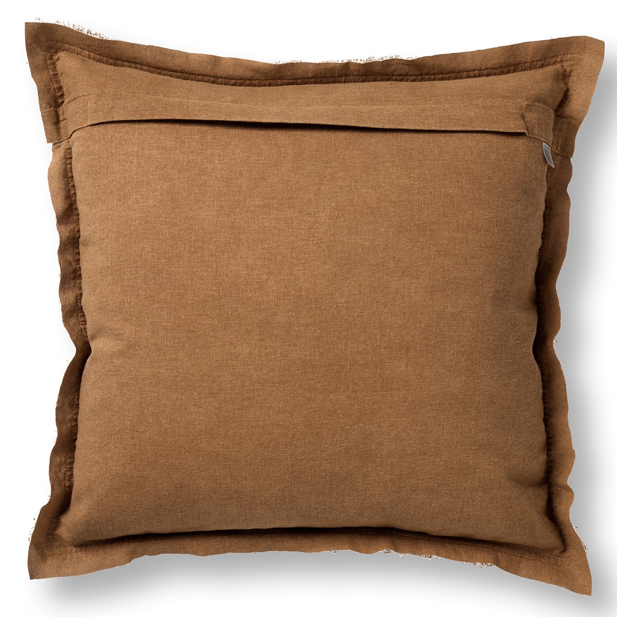 BURTO - Kussenhoes van gewassen katoen Tobacco Brown 60x60 cm - bruin BURTO - Kussenhoes van gewassen katoen Tobacco Brown 60x60 cm - bruin