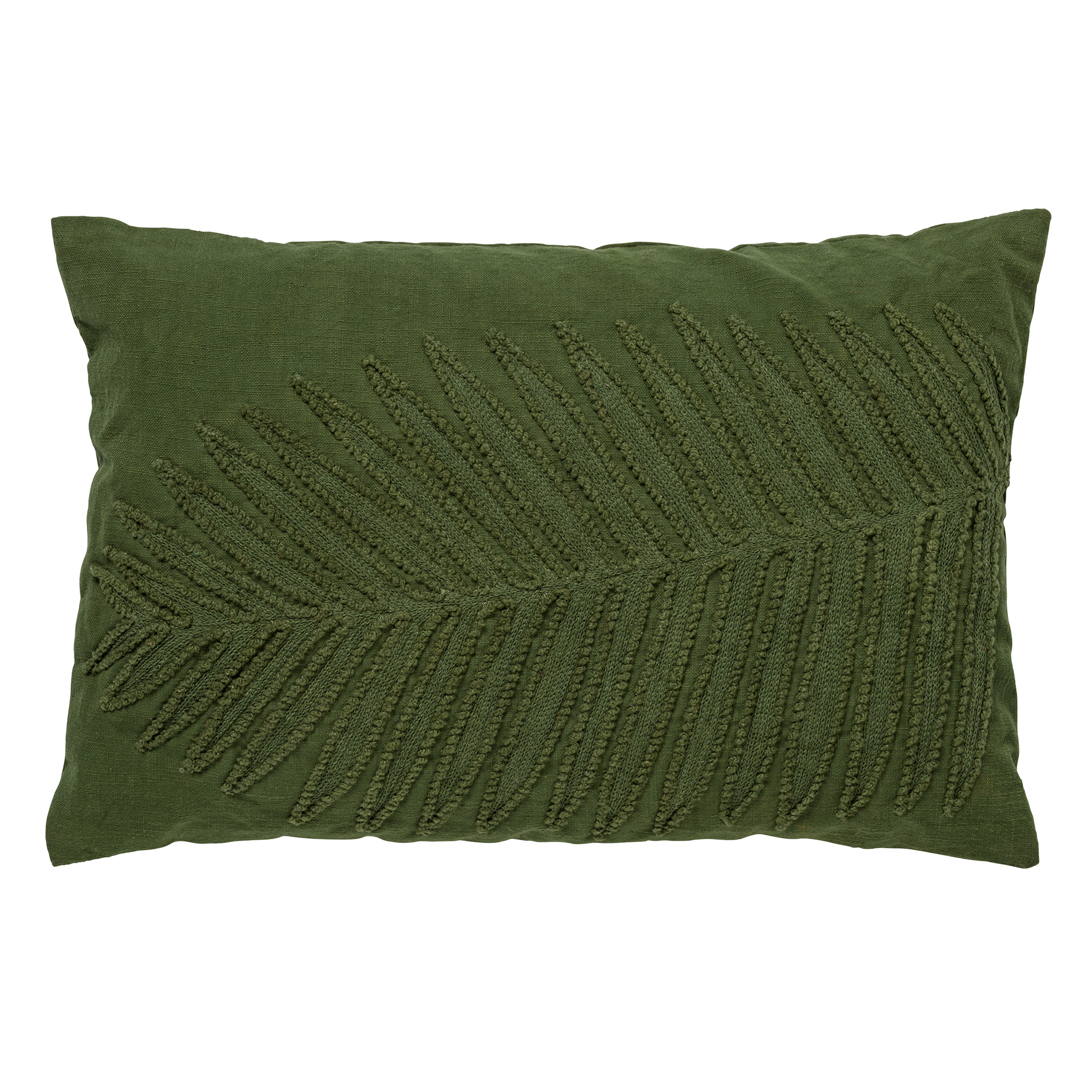LENNY - Sierkussen van katoen 40x60 cm Chive - groen