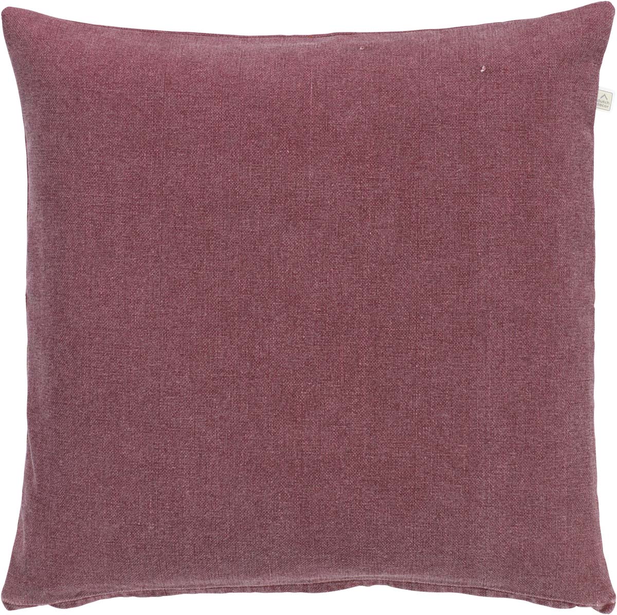 ANNA - Sierkussen bordeaux van gewassen katoen 50x50 cm - rood