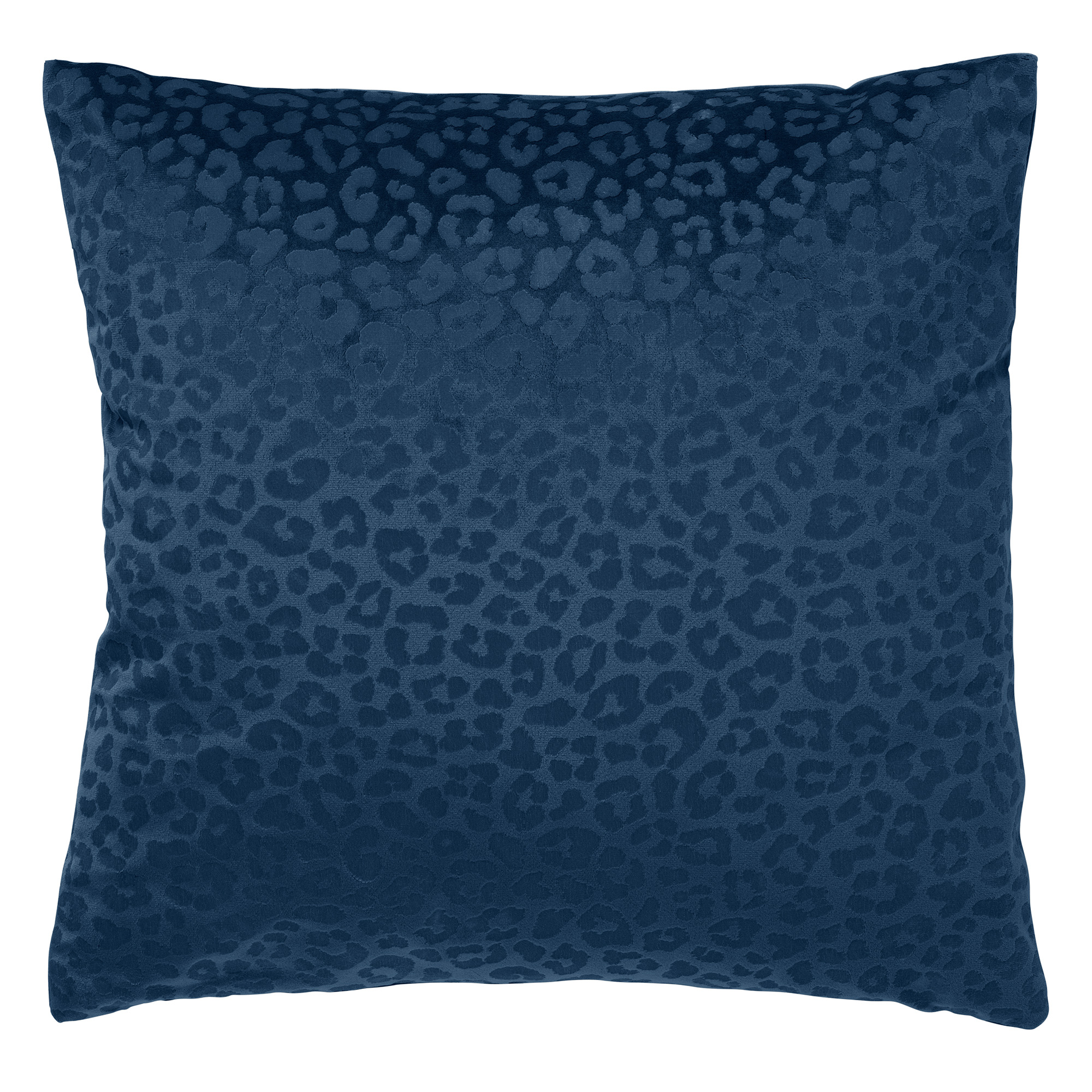 CHESSY - Sierkussen met dierenprint 45x45 cm Insignia Blue - donkerblauw