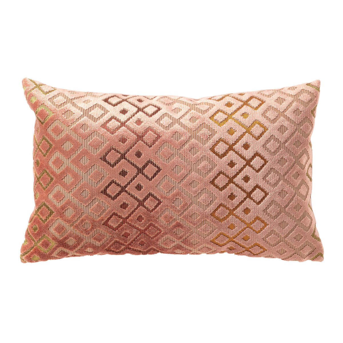 VITA - sierkussen 30x50 cm - geometrisch - Rose Tan - roze