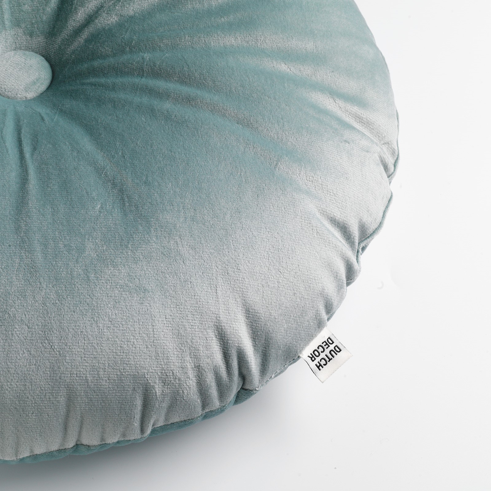 OLLY - Sierkussen rond velvet 40 cm - Jadeite - lichtgroen OLLY - Sierkussen rond velvet 40 cm - Jadeite - lichtgroen