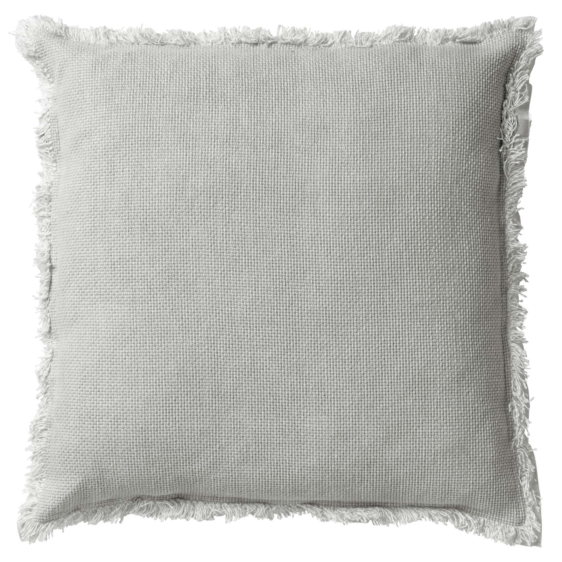 BURTO - Sierkussen van gewassen  katoen Micro Chip 45x45 cm - grijs
