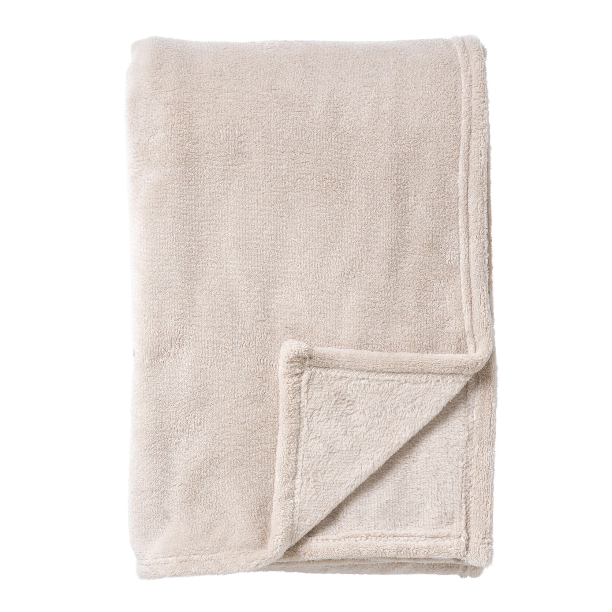 HARVEY - Plaid fleece 150x200 cm - Pumice Stone - beige - superzacht HARVEY - Plaid fleece 150x200 cm - Pumice Stone - beige - superzacht