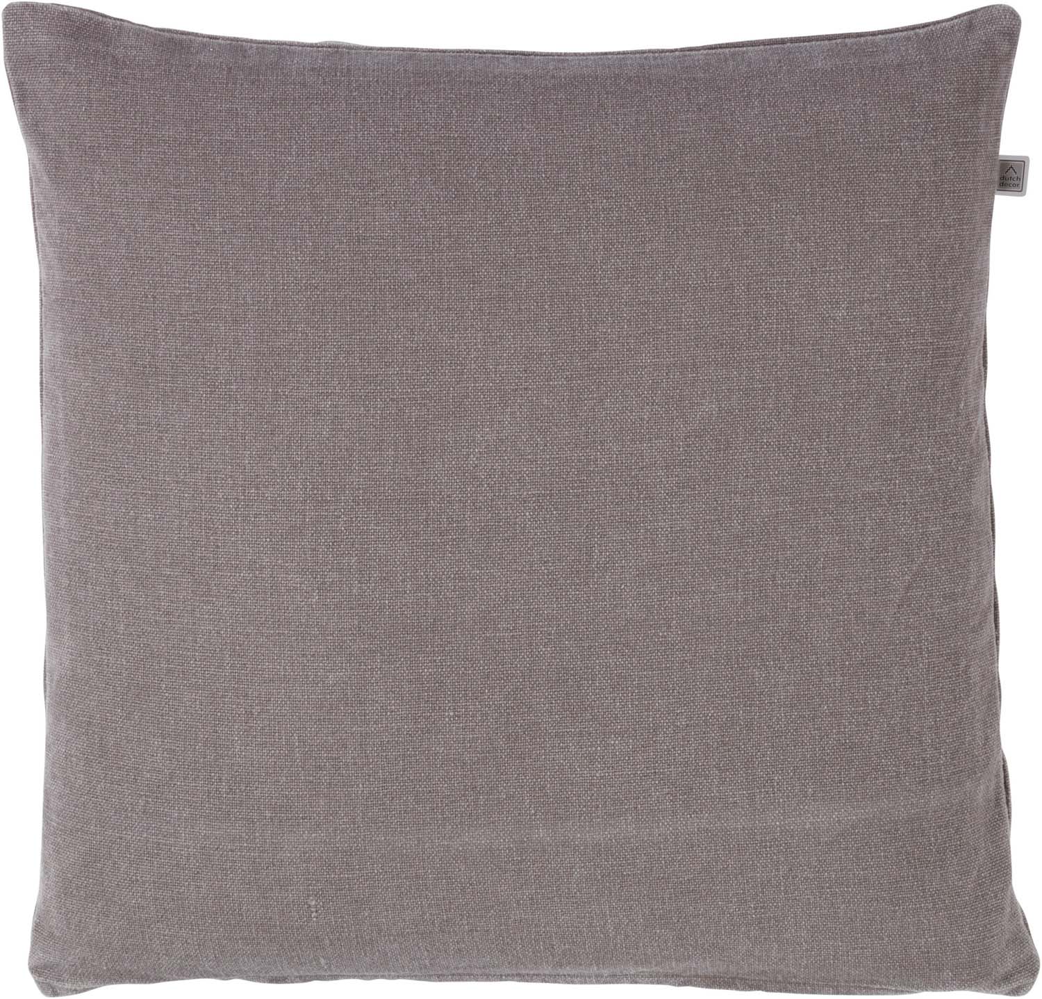 ANNA - Sierkussen van gewassen katoen 50x50 cm  taupe 