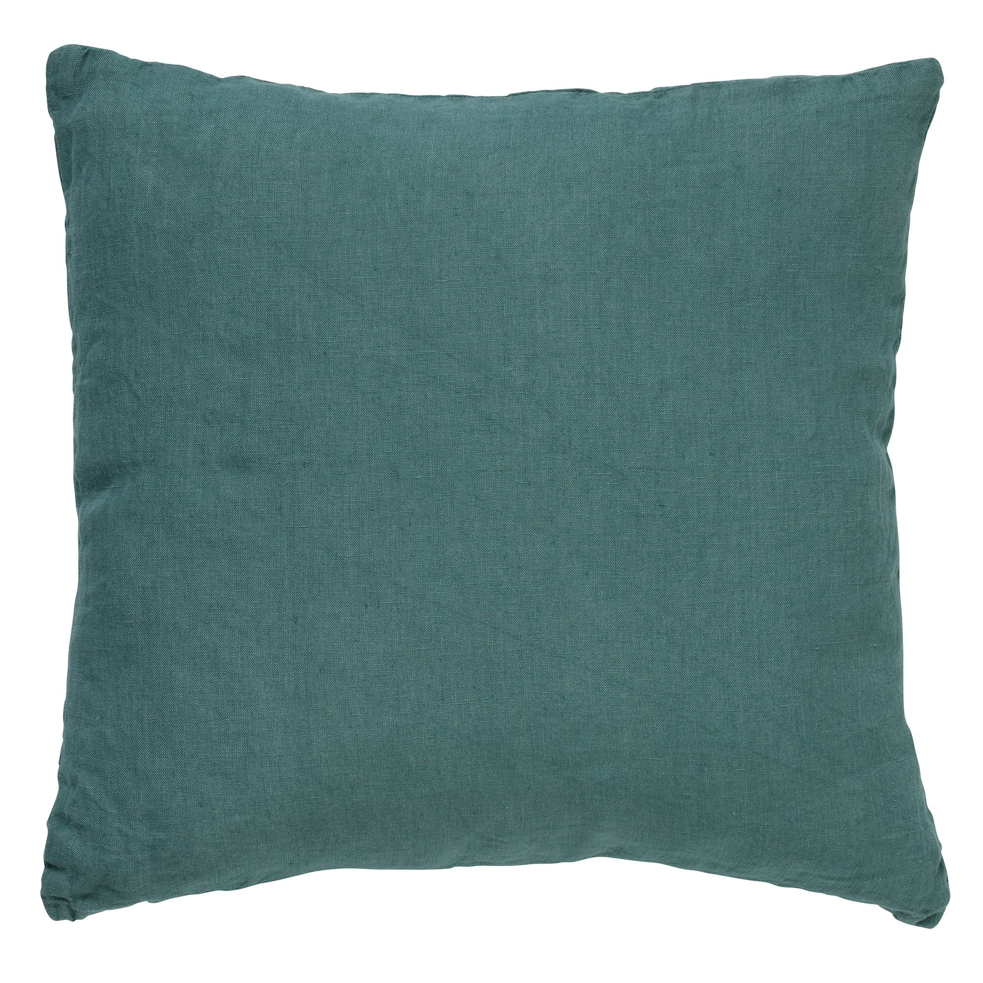 LINN - Kussenhoes 45x45 cm - 100% linnen - effen kleur - Sagebrush Green - groen