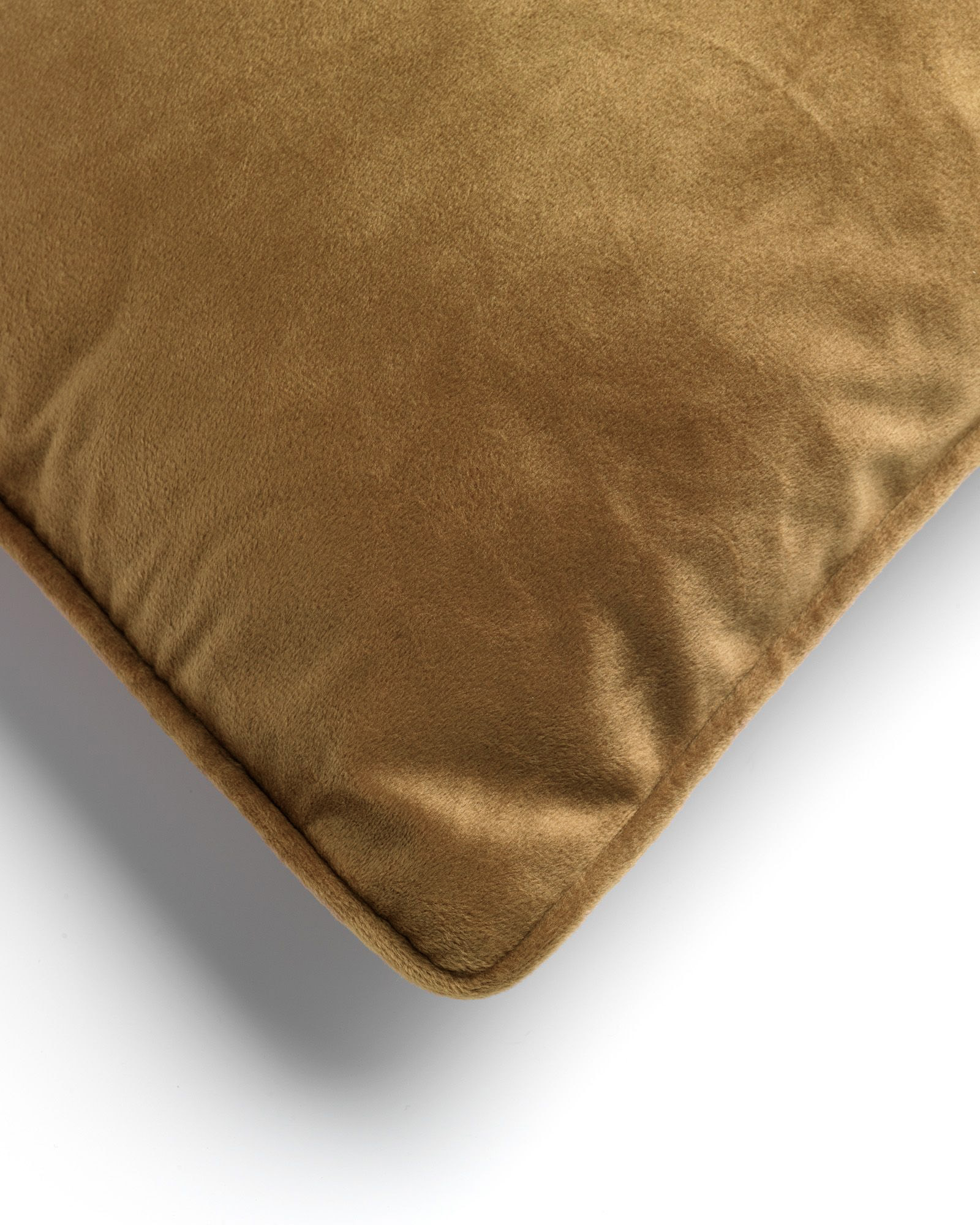 FINN - Kussenhoes 60x60 cm - velvet - effen kleur - Tobacco Brown - bruin