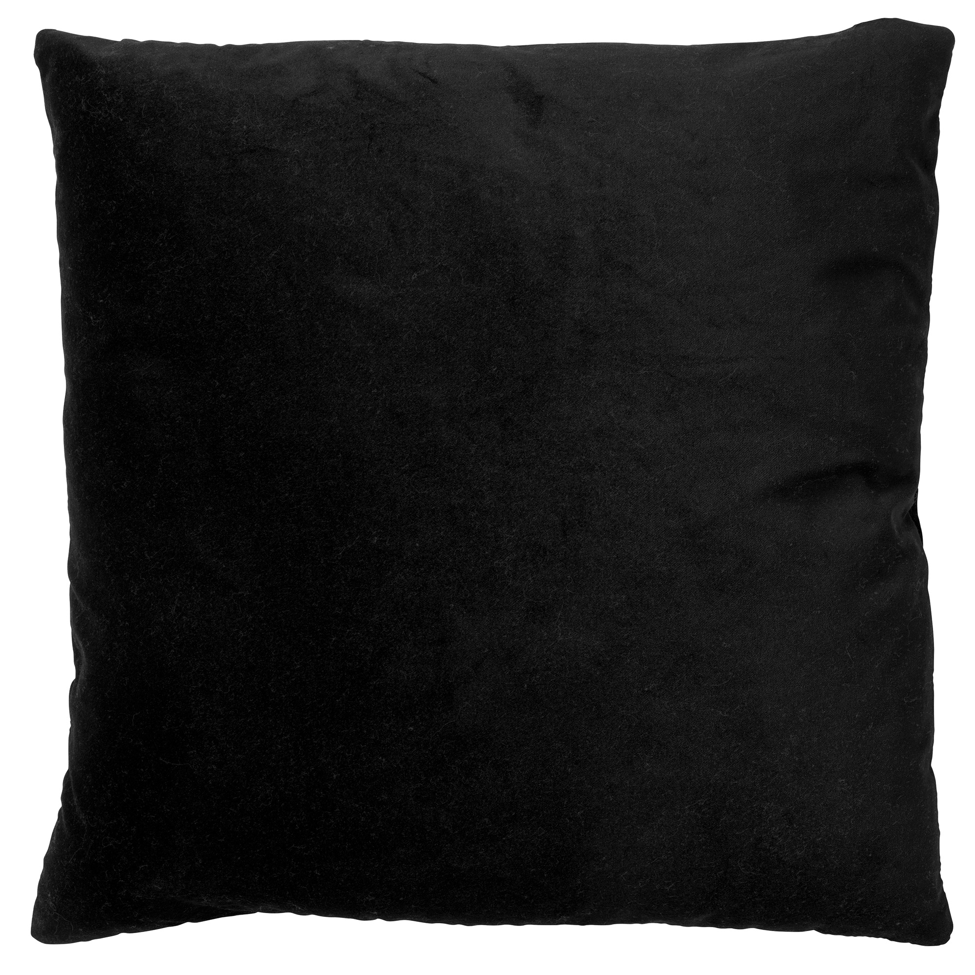 PEBBE - Sierkussen velvet 45x45 cm - raven - zwart - wit - strepen PEBBE - Sierkussen velvet 45x45 cm - raven - zwart - wit - strepen
