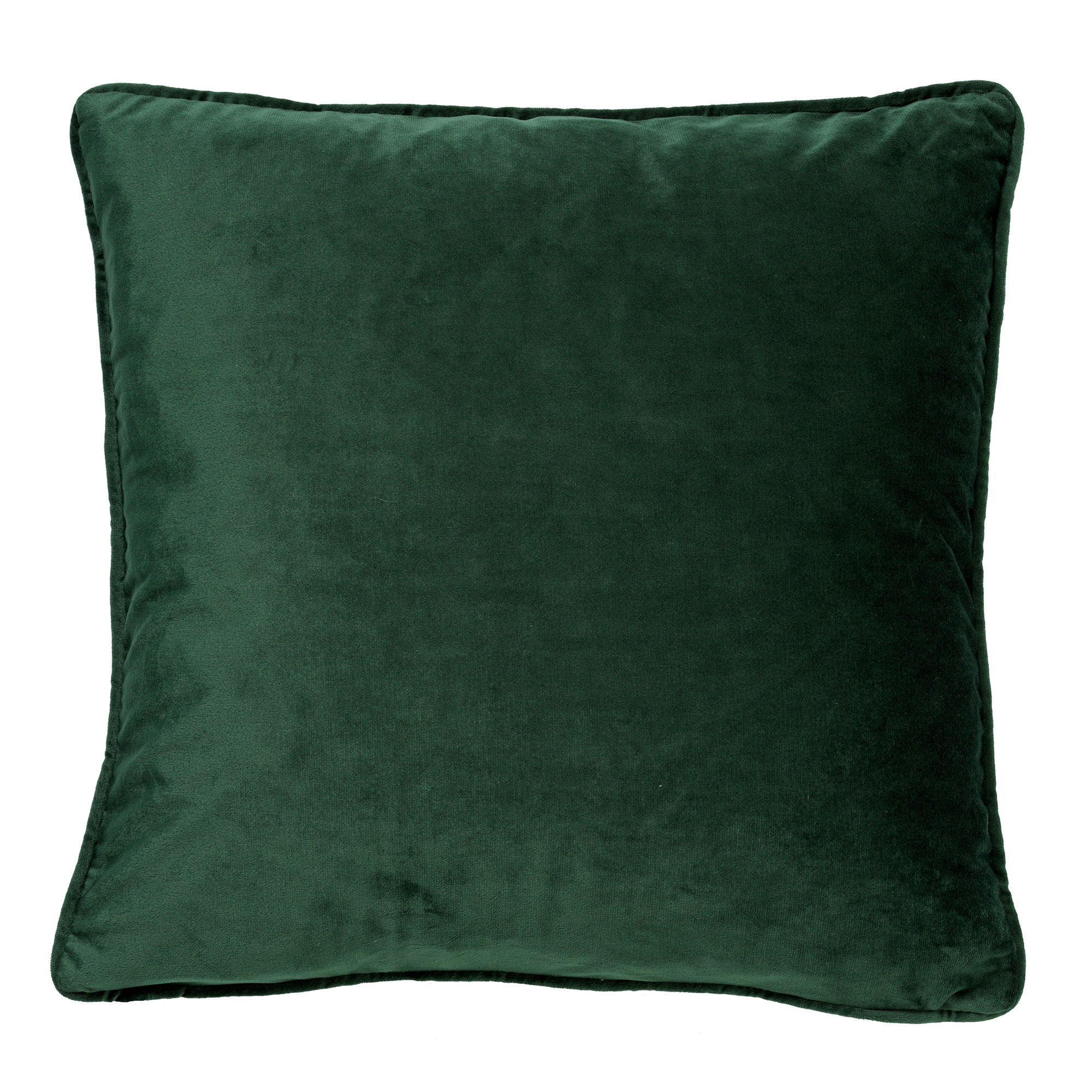 FINN - Kussenhoes 45x45 cm - velvet - effen kleur - Mountain View - donkergroen