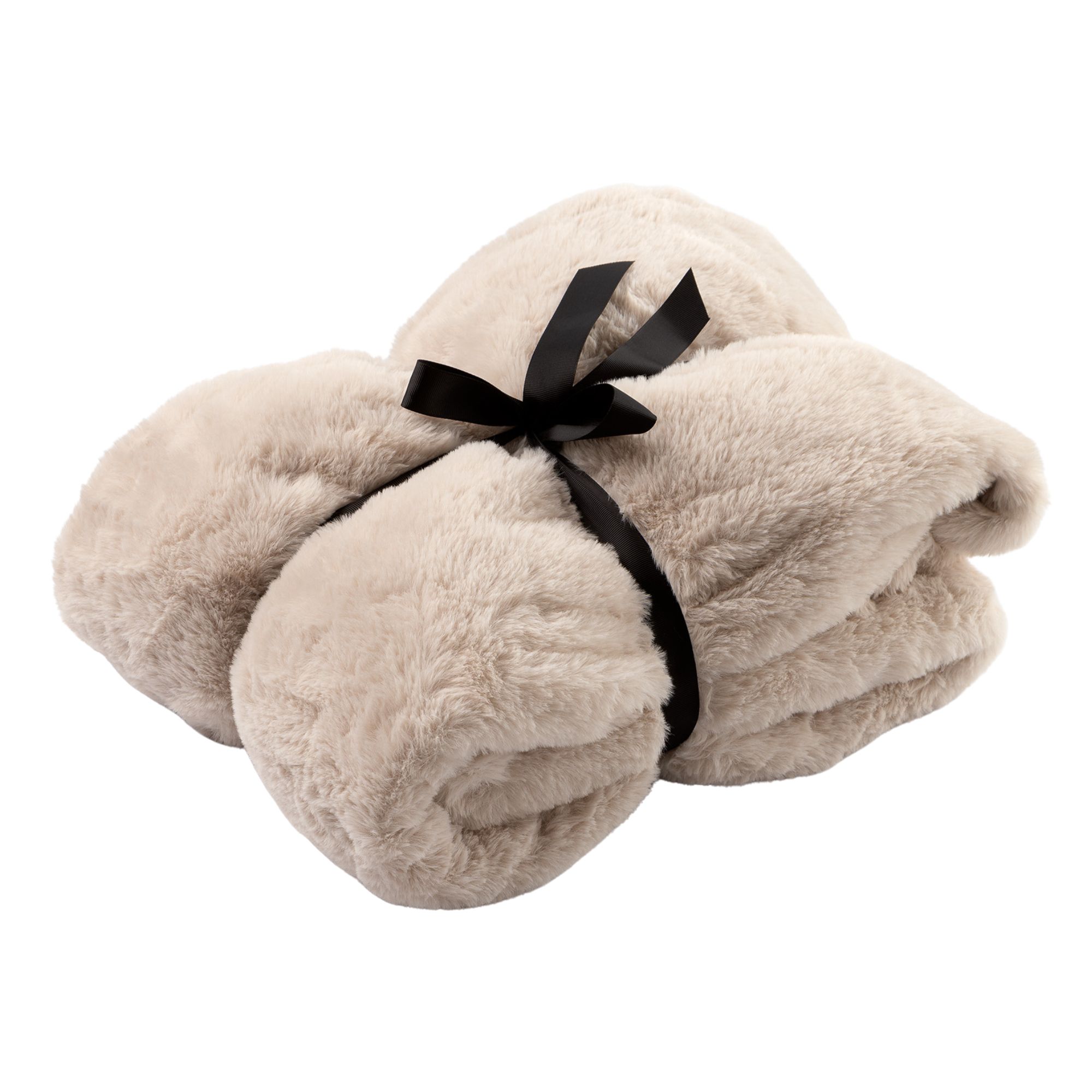 LIZE - plaid 140x180 cm - 100% gerecycled polyester - Pumice Stone - beige