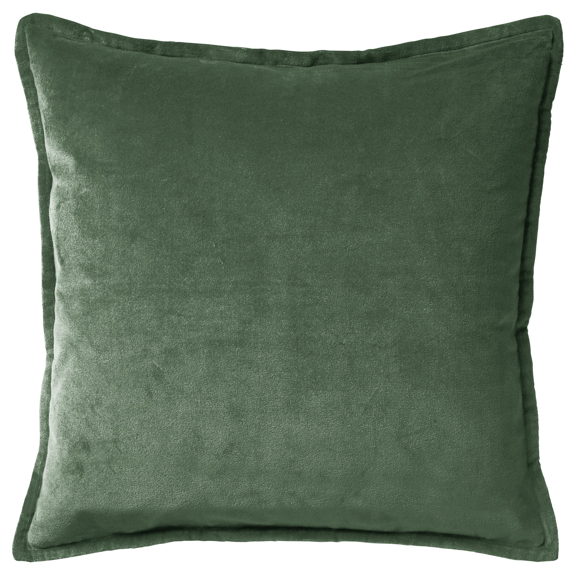 CAITH - Sierkussen velvet 100% katoen 50x50 cm - Mountain View - donkergroen 