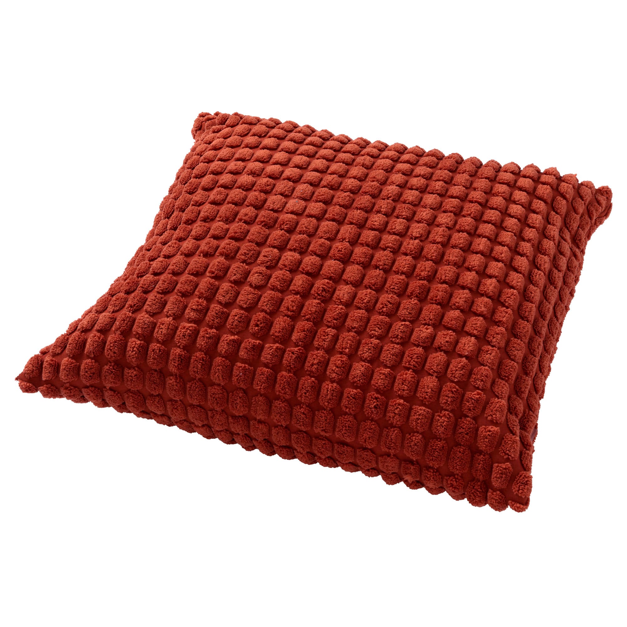 ROME - Sierkussen 45x45 cm - 100% polyester - effen kleur - Potters Clay - oranje