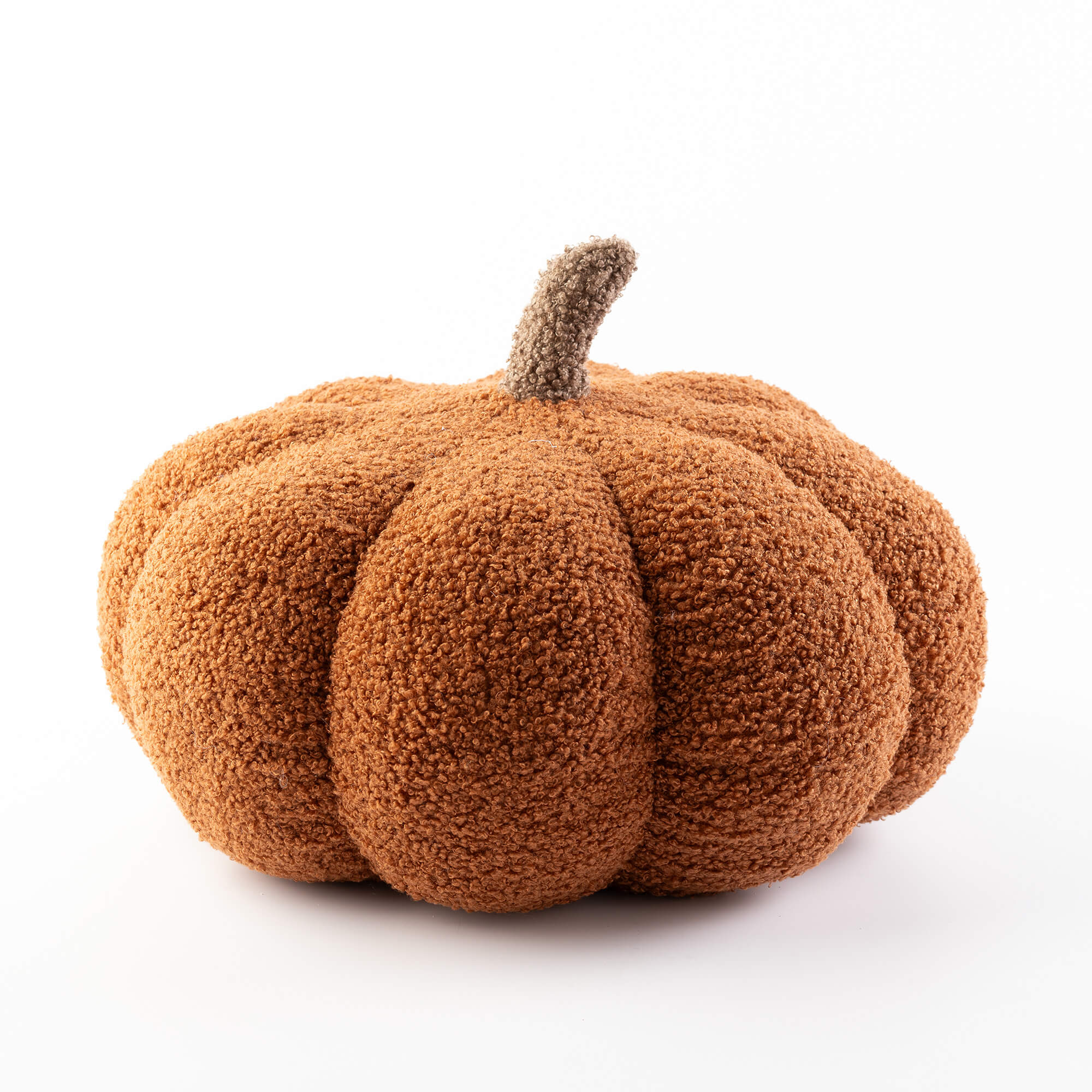 PUMPKIN - Sierkussen Ø30 cm pompoen - bruin