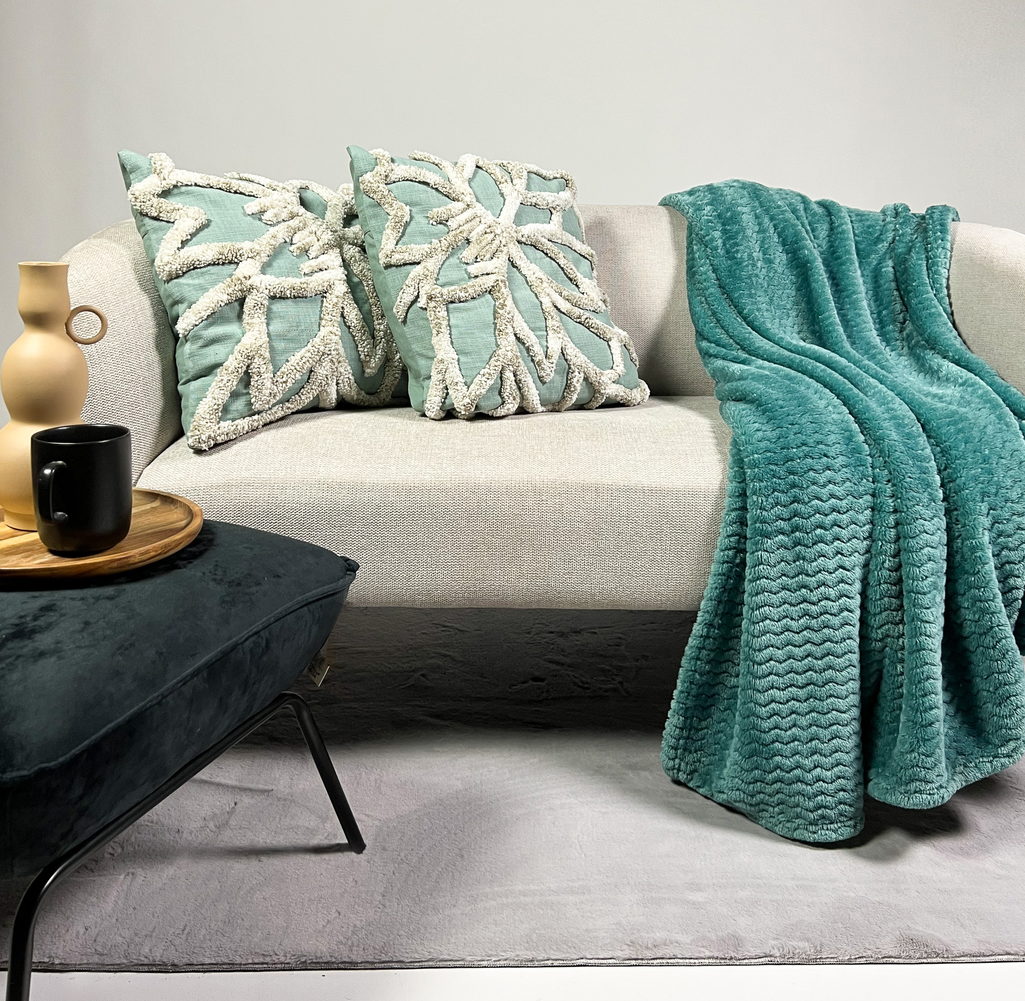 VOORDEELSET - Livia & Mara - Jadeite - Groen & Sagebrush Green | Set van 3 stuks VOORDEELSET - Livia & Mara - Jadeite - Groen & Sagebrush Green | Set van 3 stuks