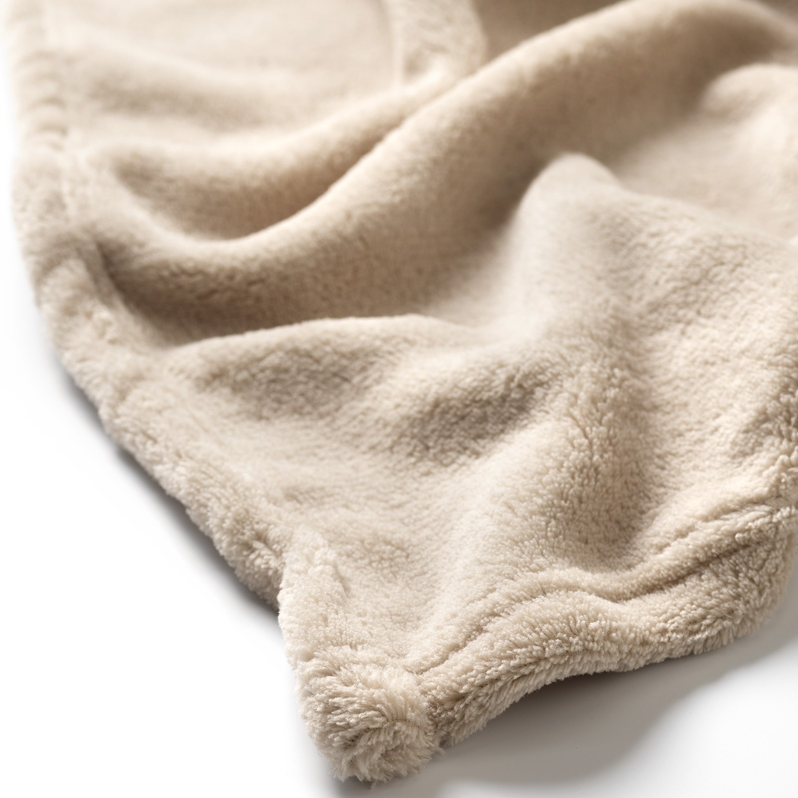 HARVEY - Plaid fleece 150x200 cm - Pumice Stone - beige - superzacht HARVEY - Plaid fleece 150x200 cm - Pumice Stone - beige - superzacht