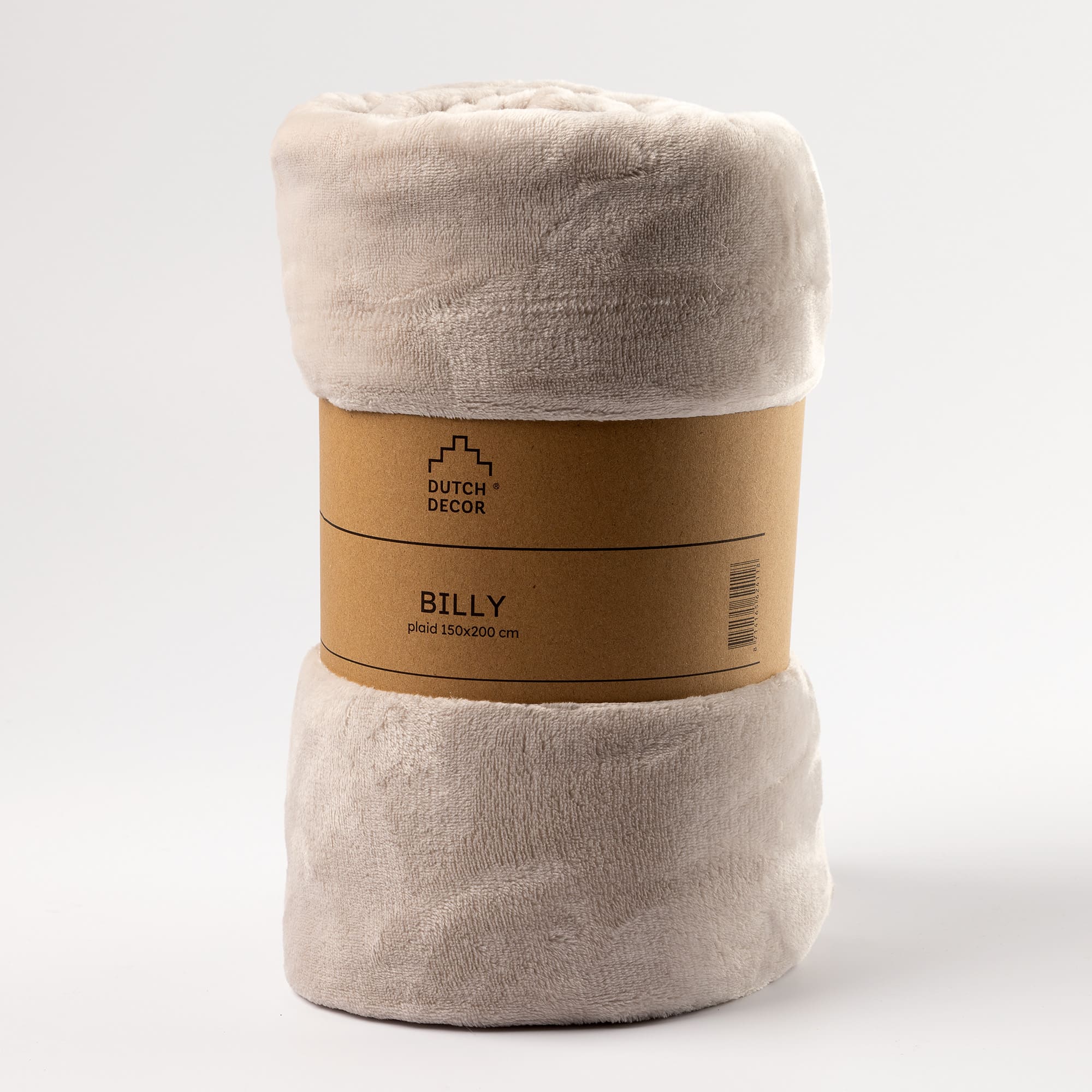BILLY - Plaid 150x200 cm - flannel fleece - superzacht - Pumice Stone - beige