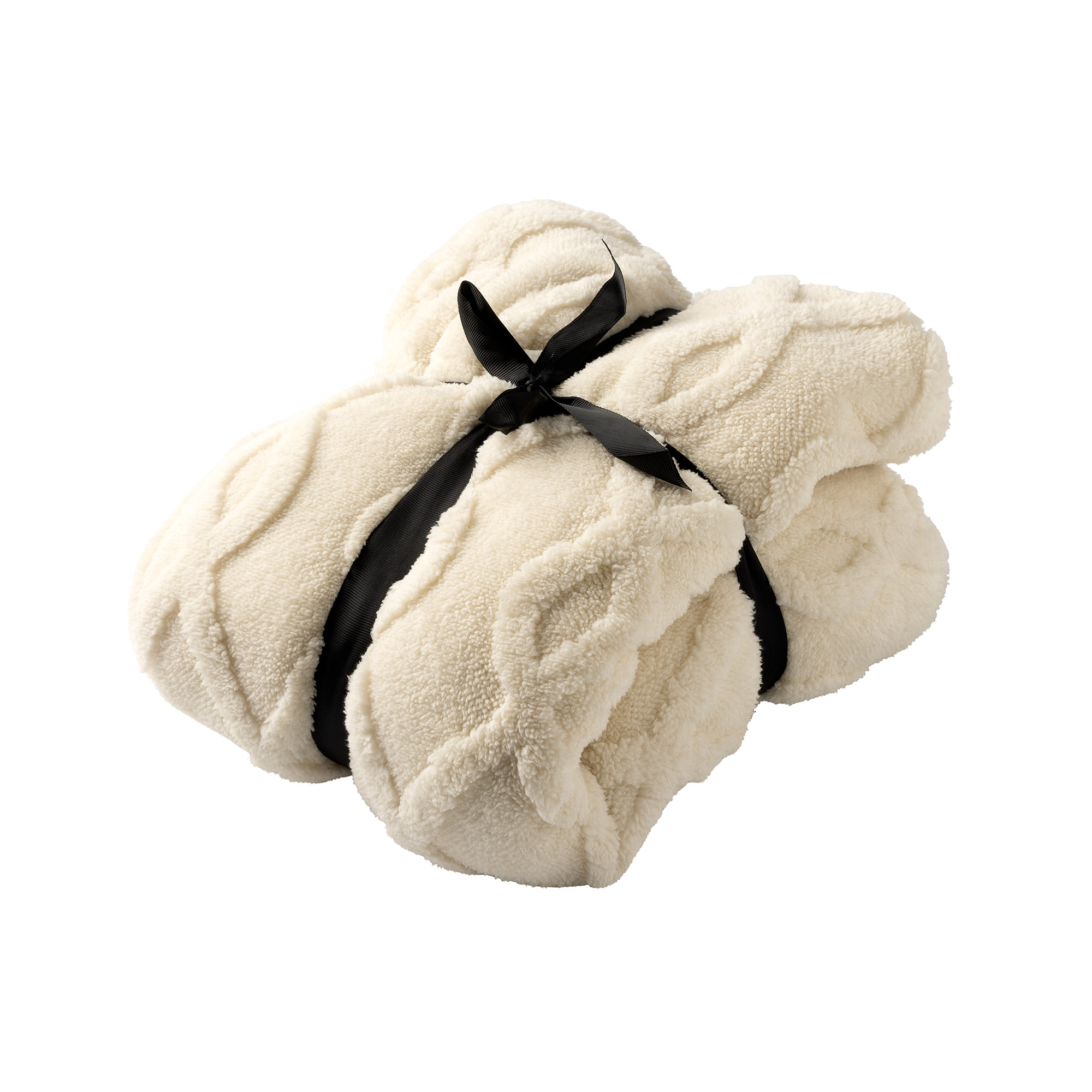 ROSETTA - hoodie 70x110 cm - hoodie deken - volwassenen - Bone White - wit