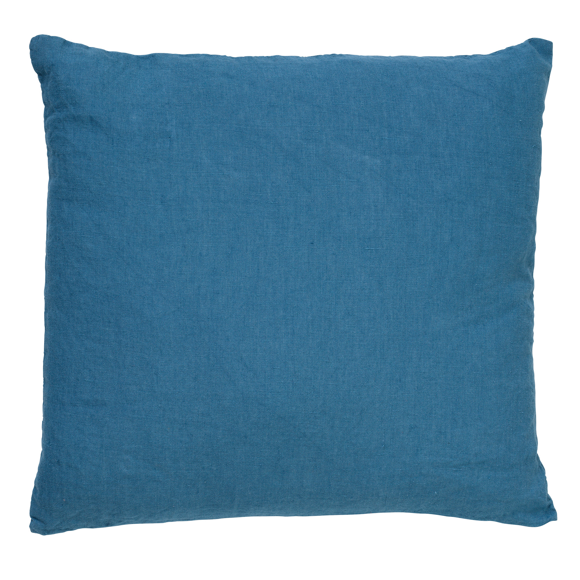 LINN - Sierkussen 45x45 cm - 100% linnen - effen kleur - Provincial Blue - lichtblauw