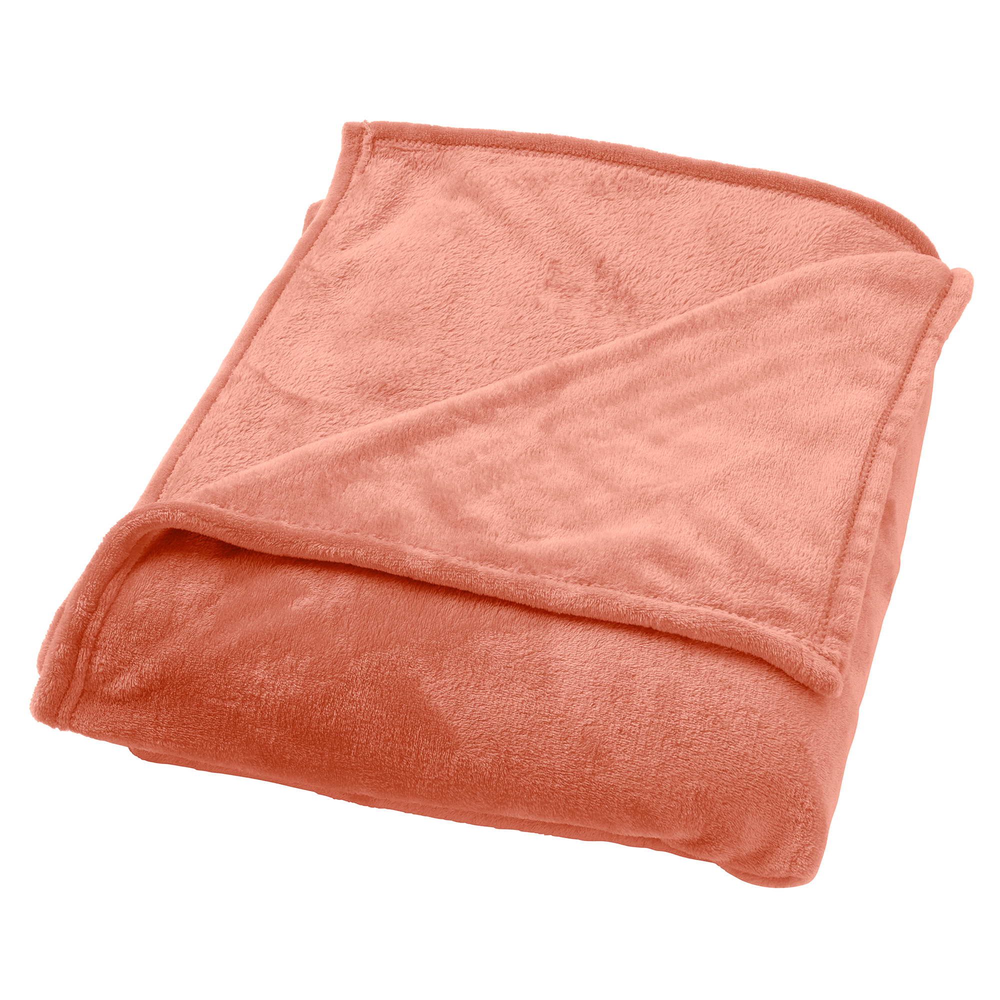 BILLY - Plaid flannel fleece 150x200 cm - Muted Clay - roze - superzacht