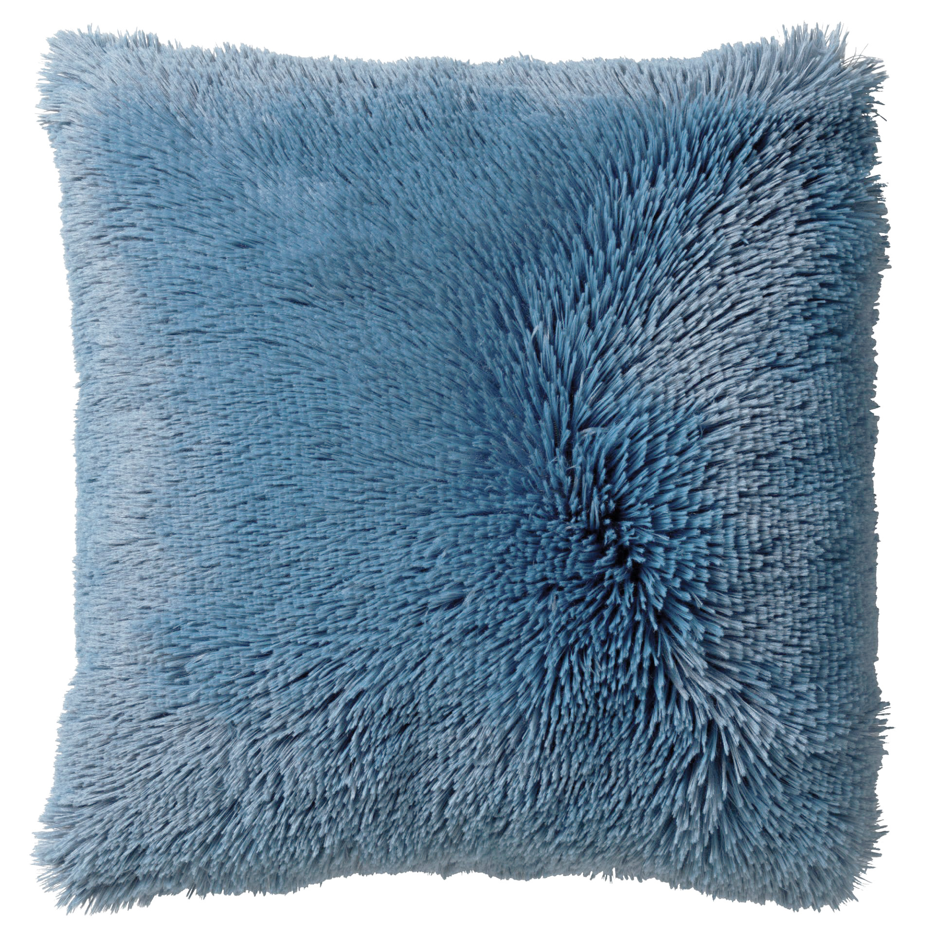 FLUFFY - Sierkussen 45x45 cm - superzacht - effen kleur - Provincial Blue - lichtblauw