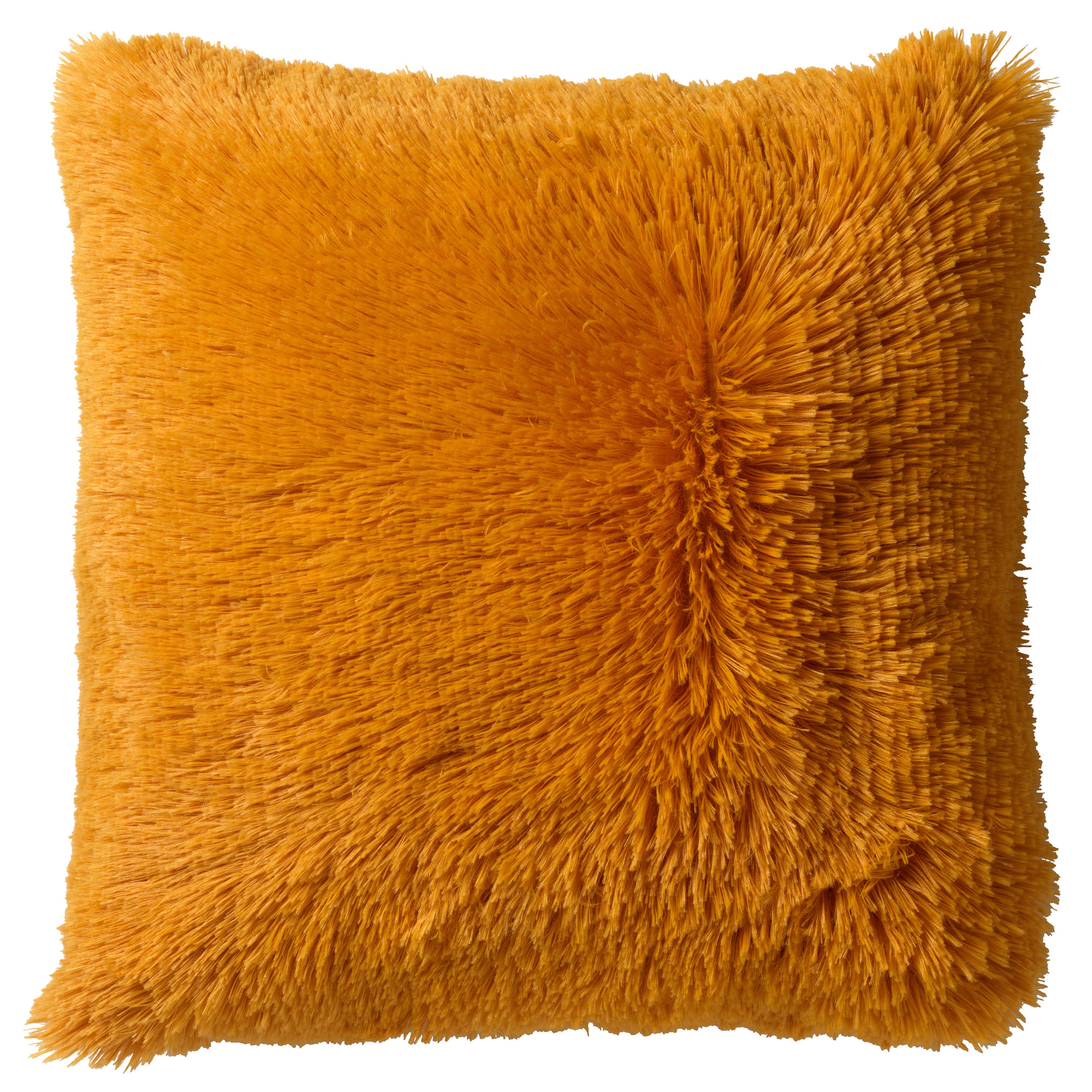 sjaal aanvaarden Gehoorzaamheid FLUFFY - Kussenhoes unikleur 60x60 cm - Golden Glow - geel | KUSSENHOES |  DDL0210200410