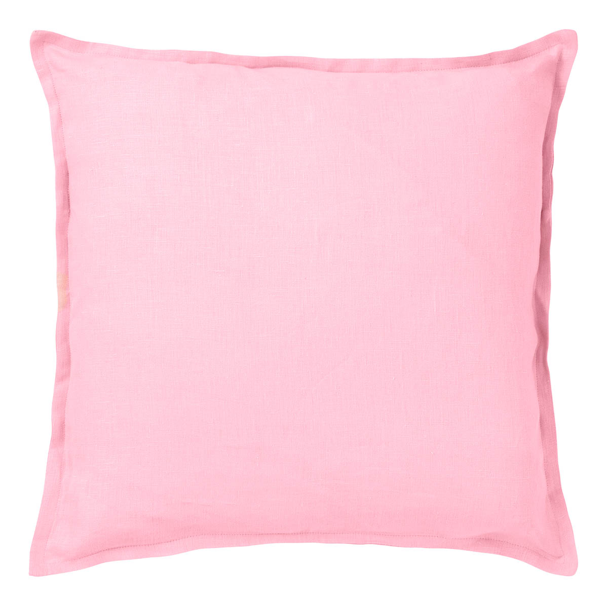 LINNEN - Sierkussen 45x45 cm - roze - pasteltint - met kussenhoes van 100% linnen