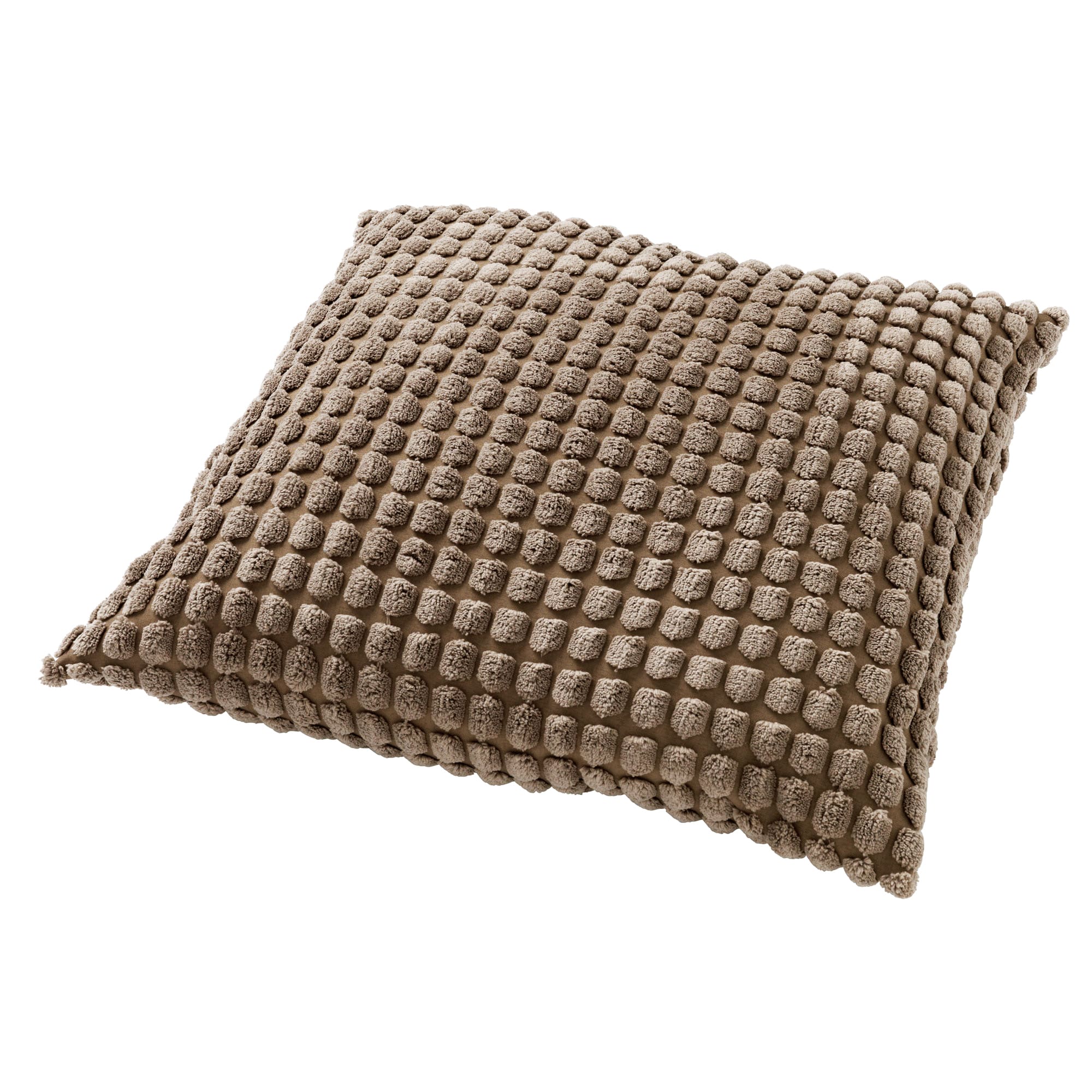 ROME - Sierkussen 45x45 cm - 100% polyester - effen kleur - Driftwood - taupe