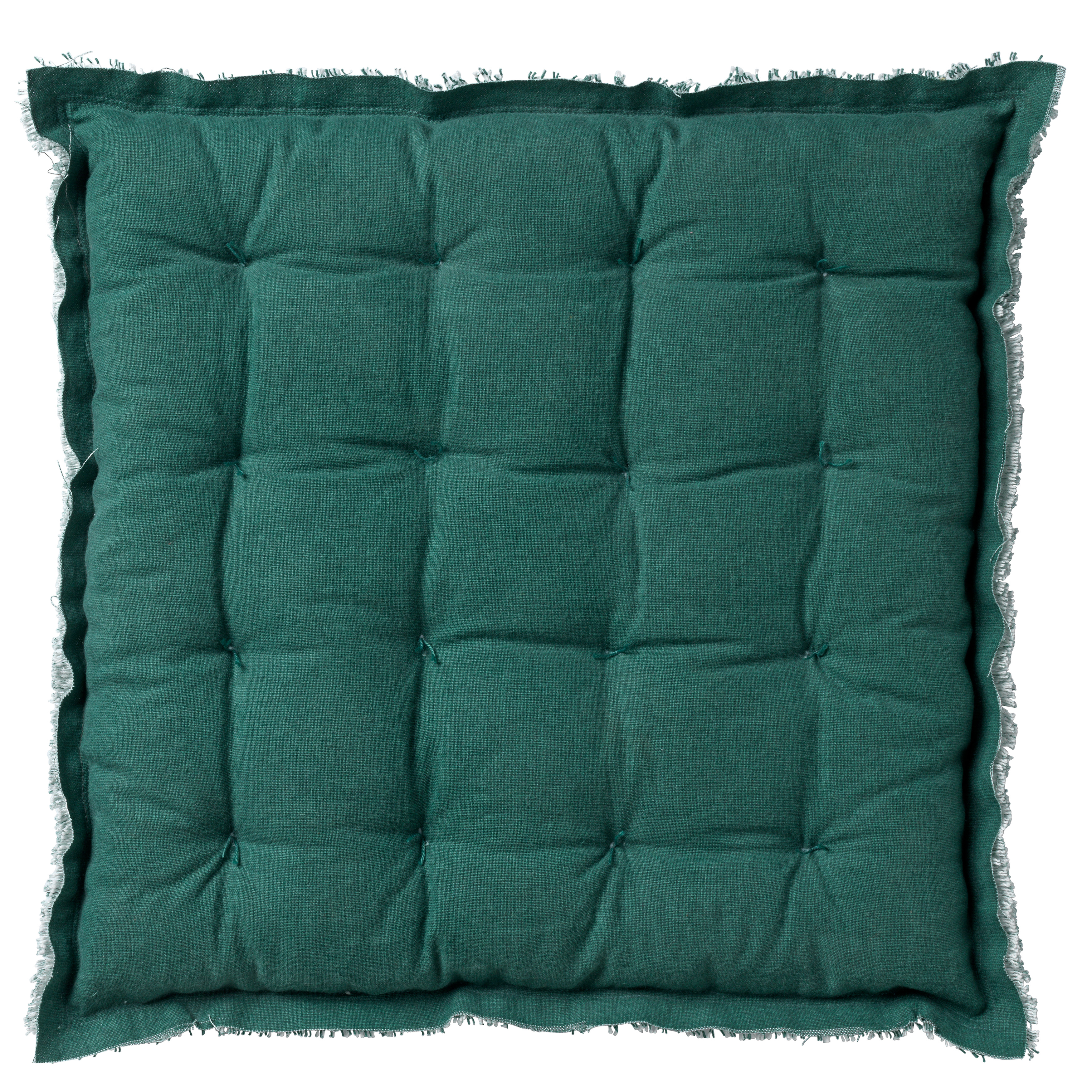 - Stoelkussen van gewassen Sagebrush Green 40x40 cm - groen | Stoelkussen | DDL02311000009