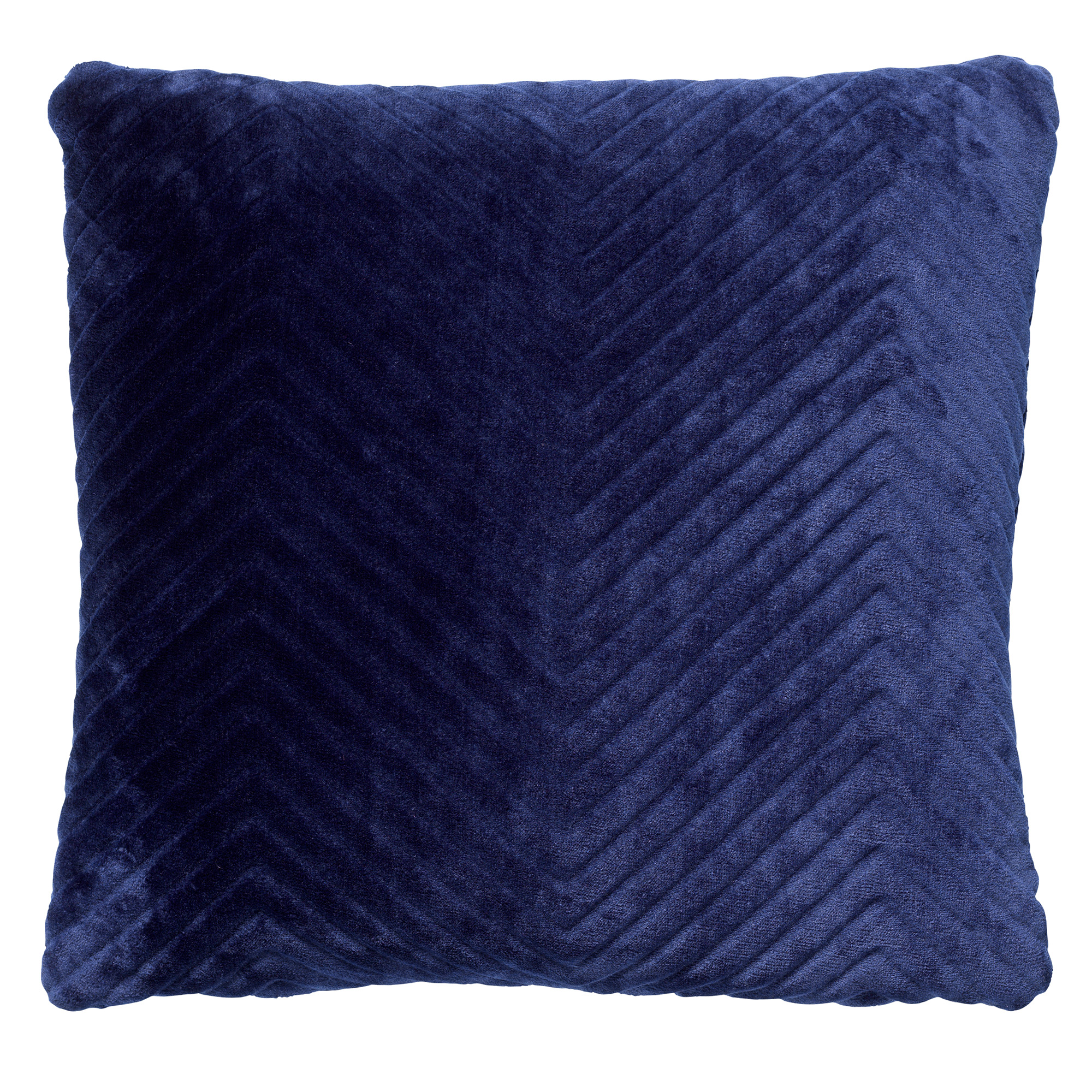 ZICO - Sierkussen zigzag 45x45 cm Insignia Blue - blauw - superzacht