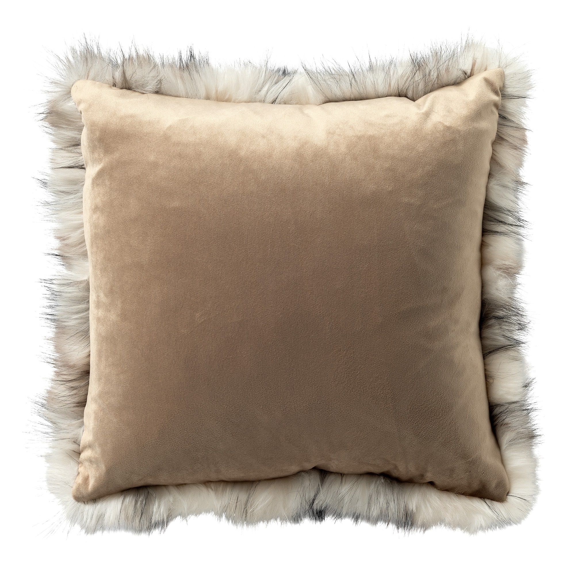 GISELE | Coussin 45x45 cm | Natural | Marron | Hoii | Avec un rembourrage luxueux